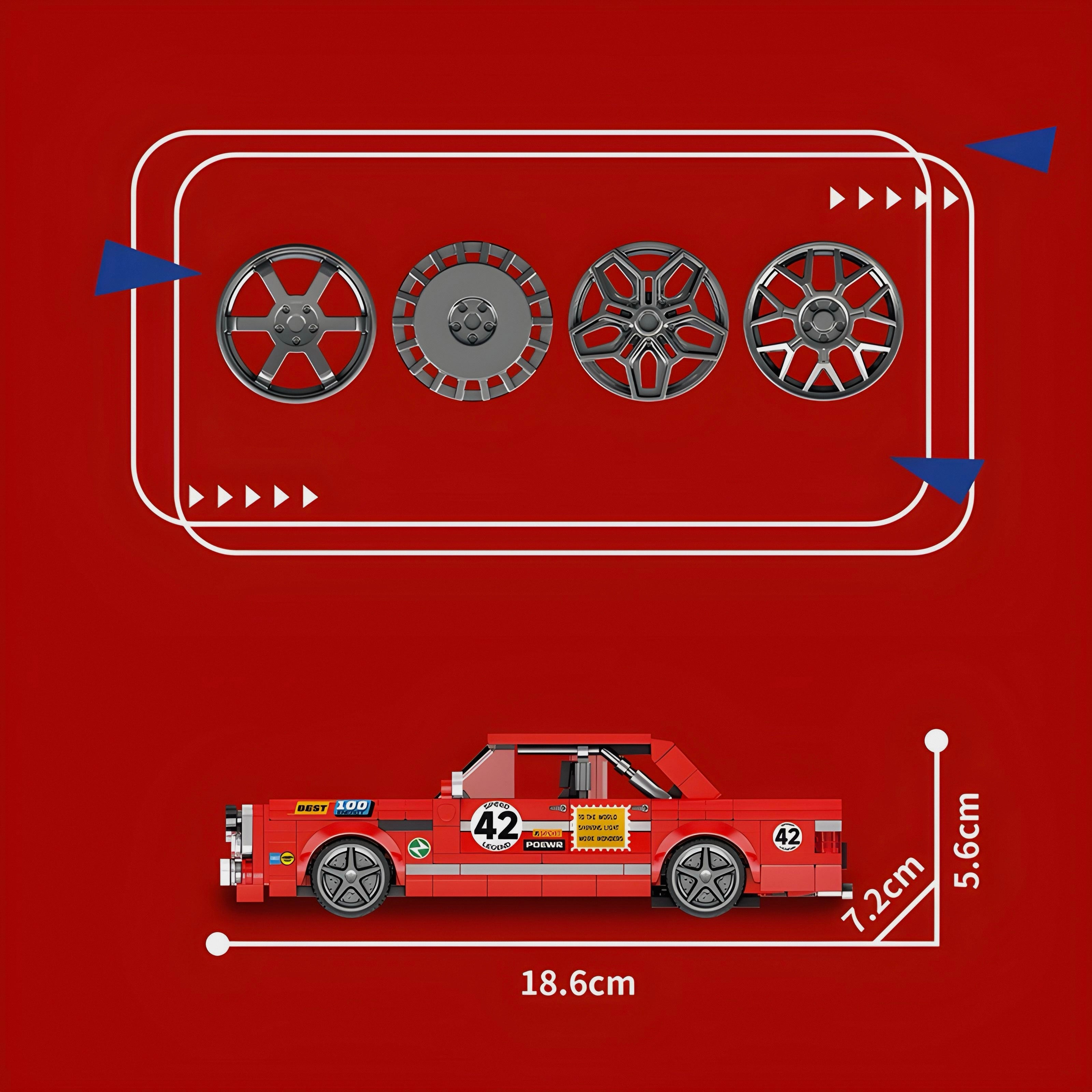 The Iconic 300 SEL "red Pig" | 344pcs