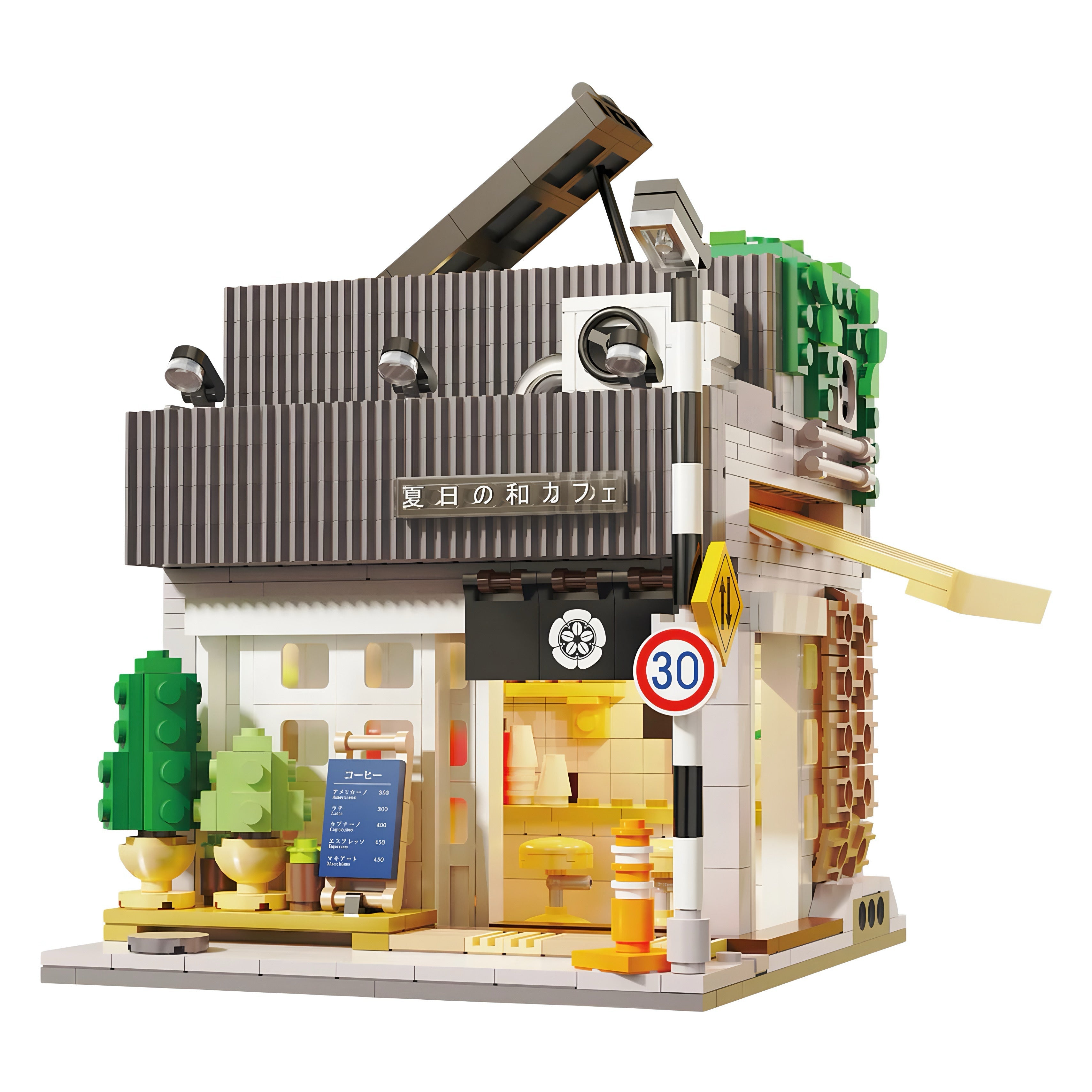 Japanese Summer Coffee House | 1118pcs | Block World