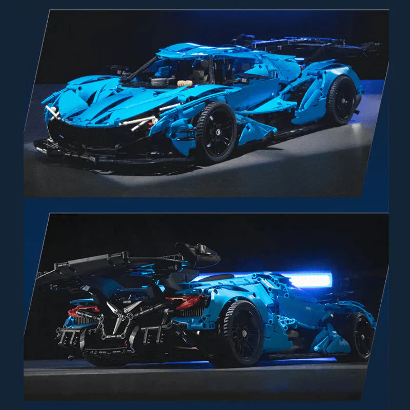 Blue Edition V12 Hypercar | 3864pcs