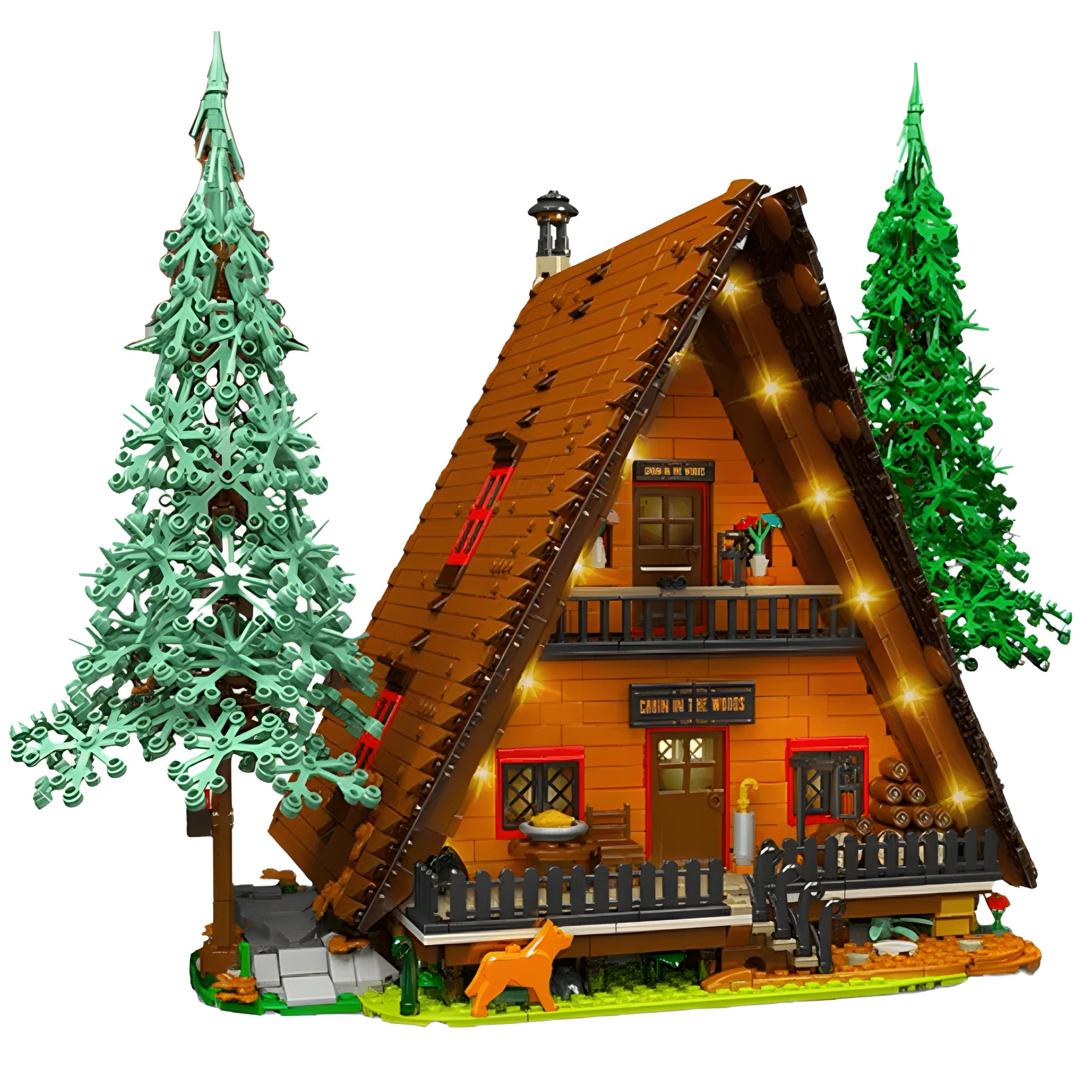 Wooden Cabin in the Woods | 3398pcs