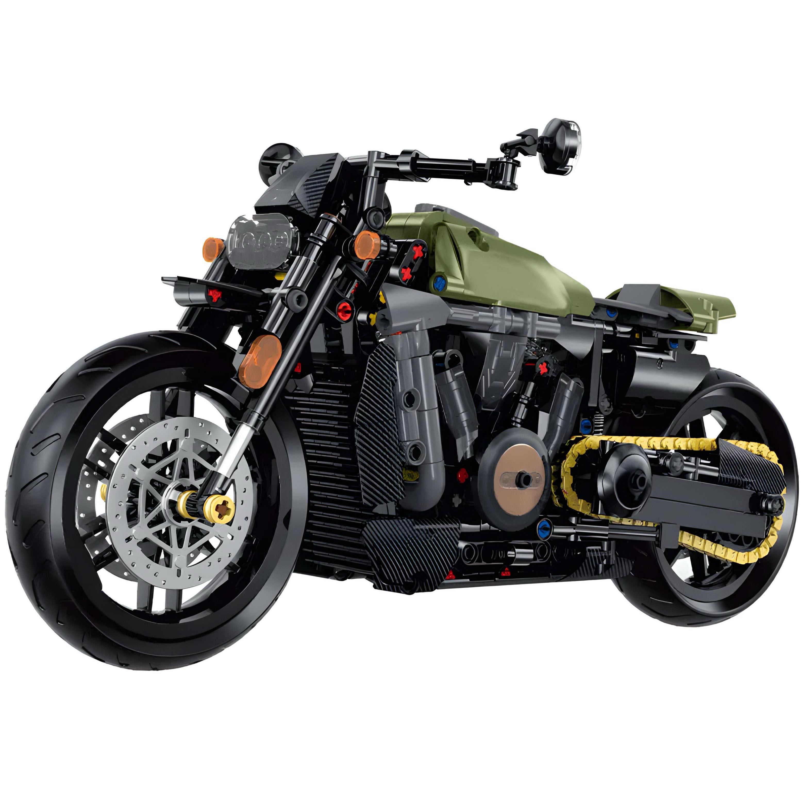 Classic American Bike | 634pcs | Block World