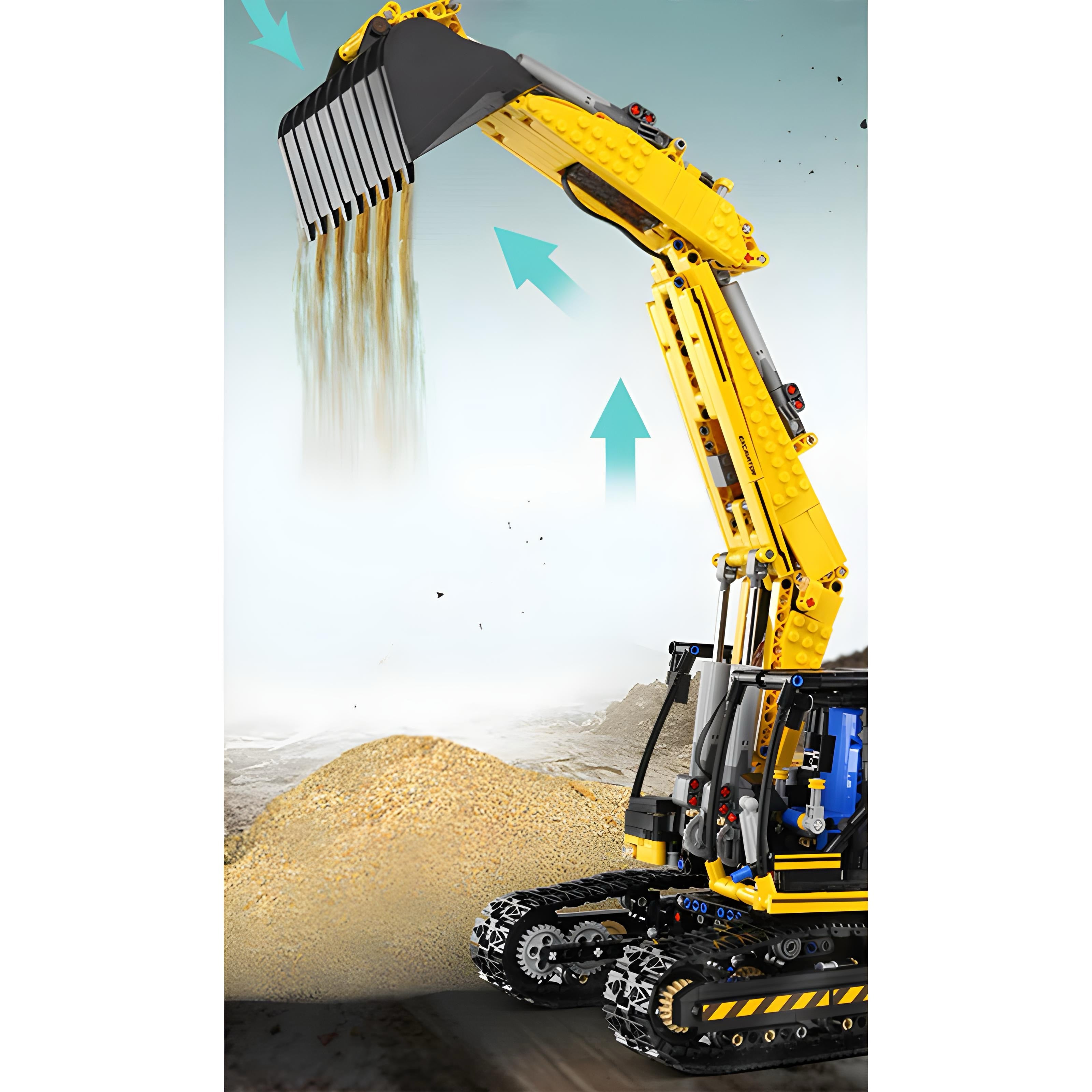 Remote Controlled Digger | 1830pcs
