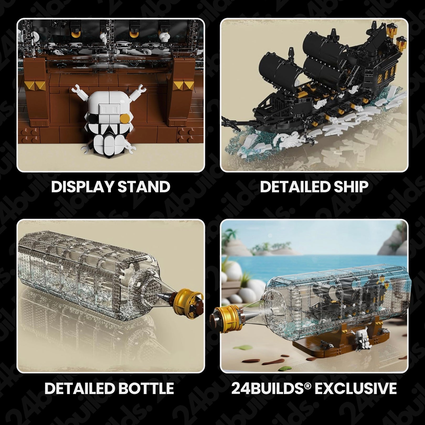Ship in a Bottle | 2208pcs