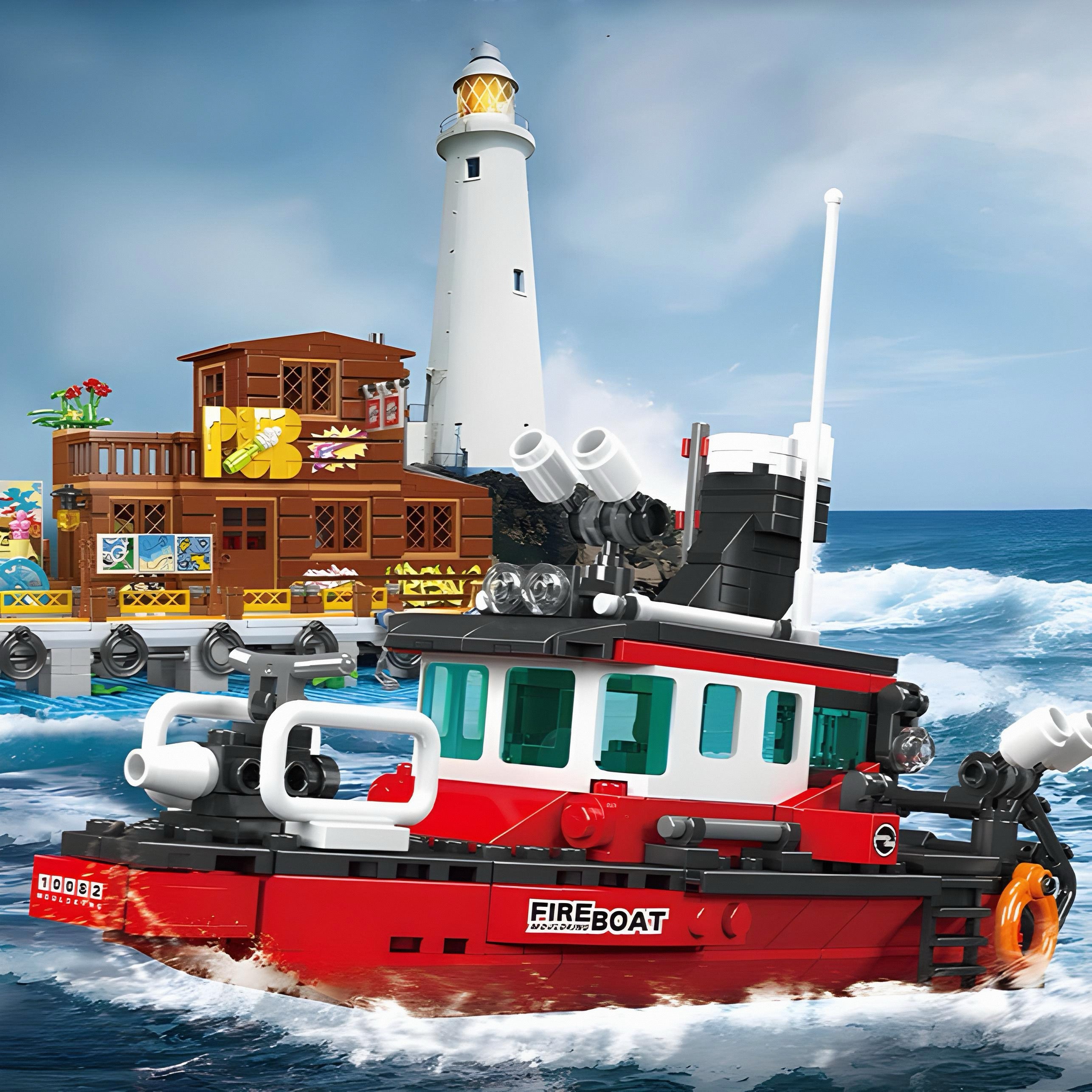 Fire Boat | 317pcs | Block World