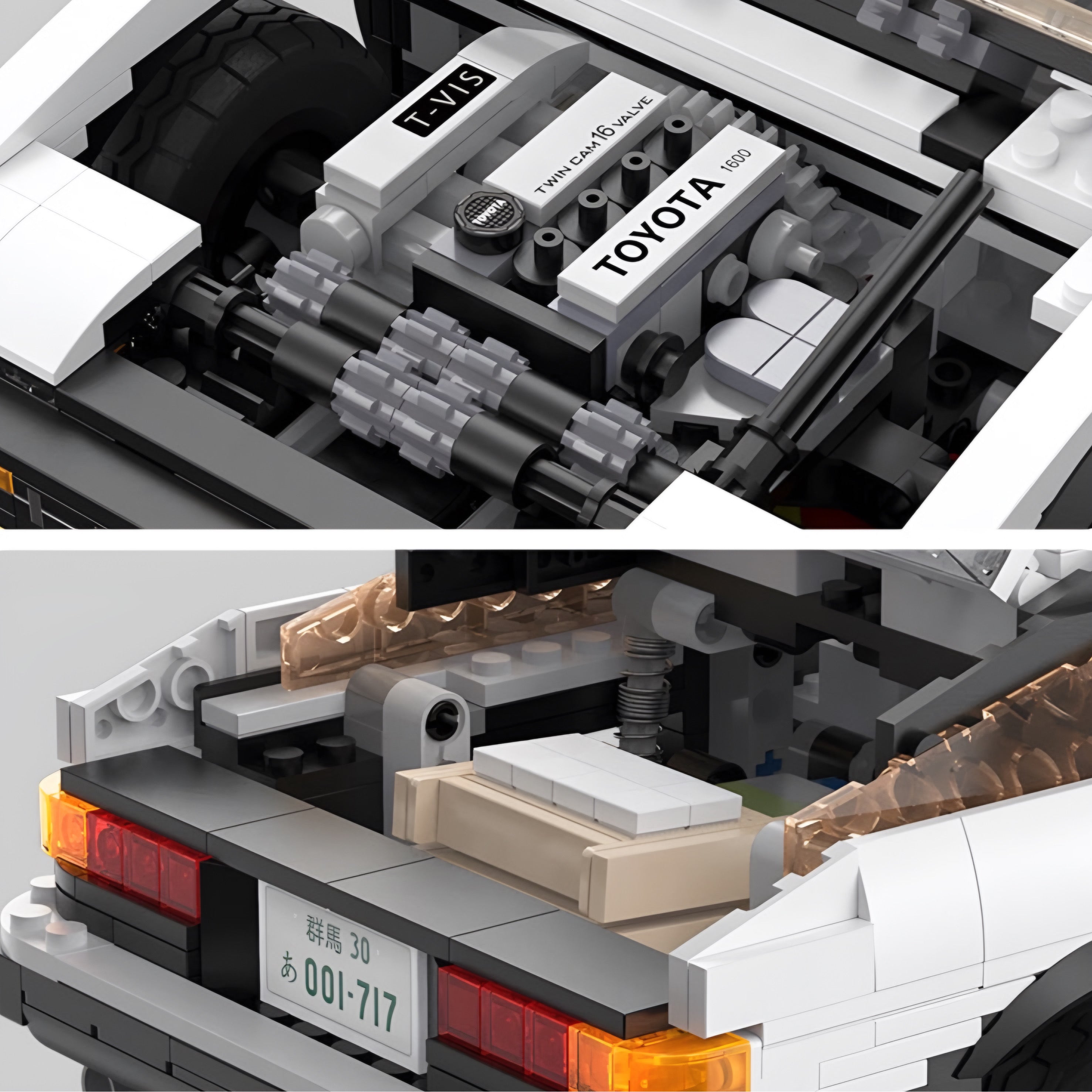 Initial D Toyota AE86 | 1324pcs | Block World
