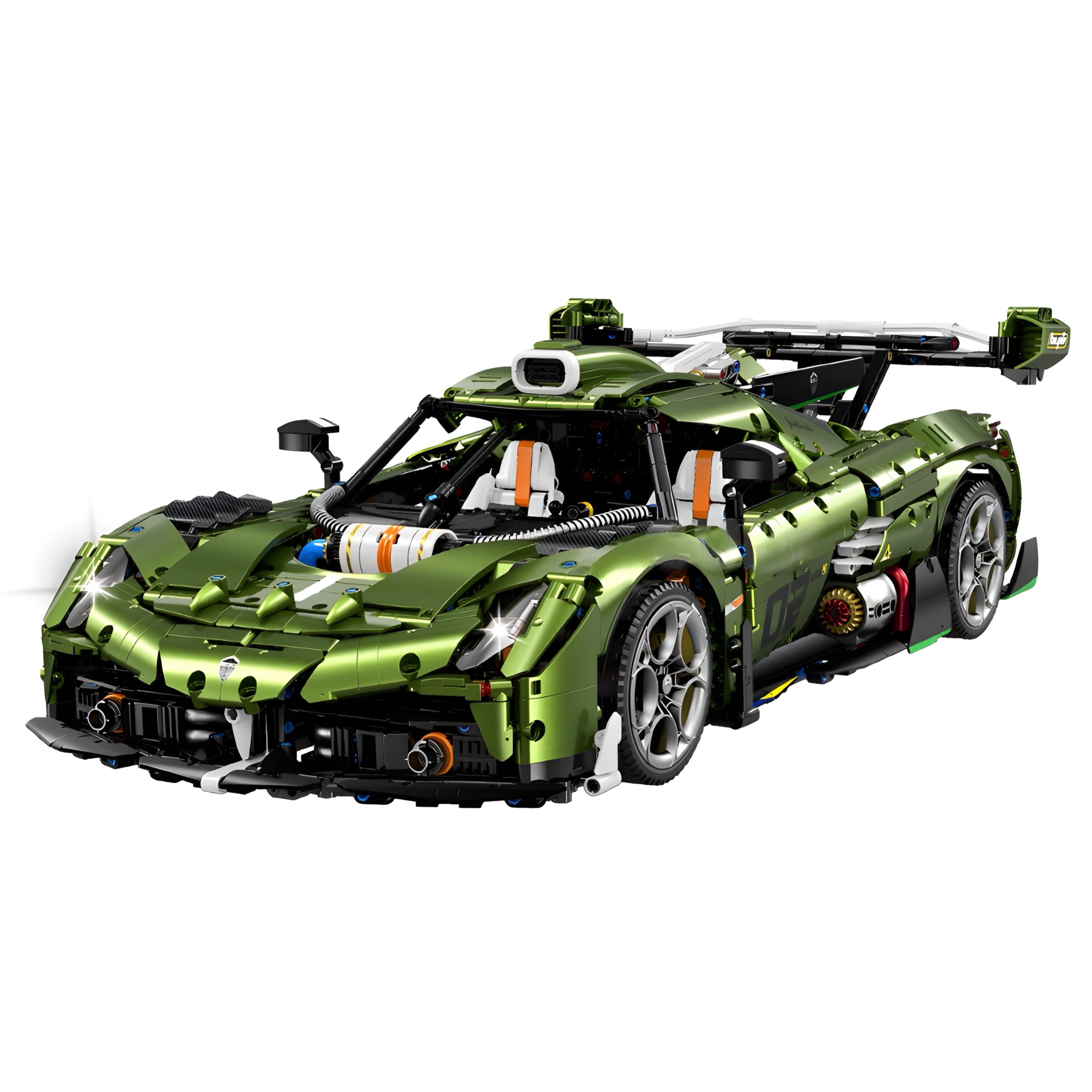 Chrome Edition Swedish Hypercar | 3840pcs | Block World