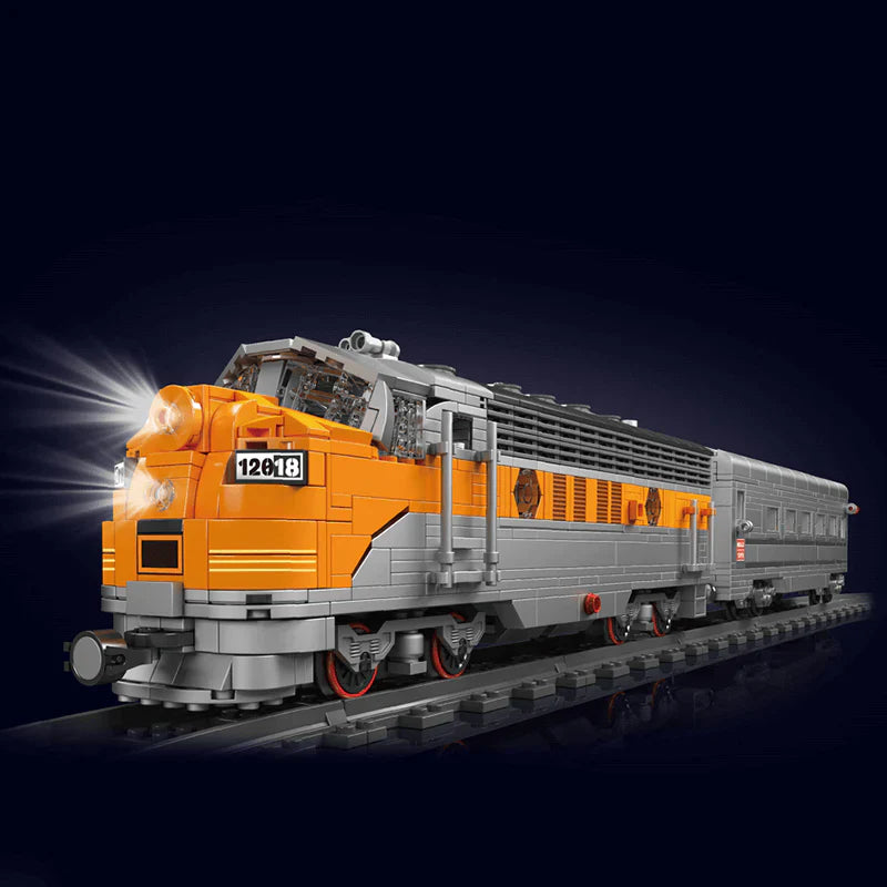 EMD F7 Locomotive | 1540pcs | Block World