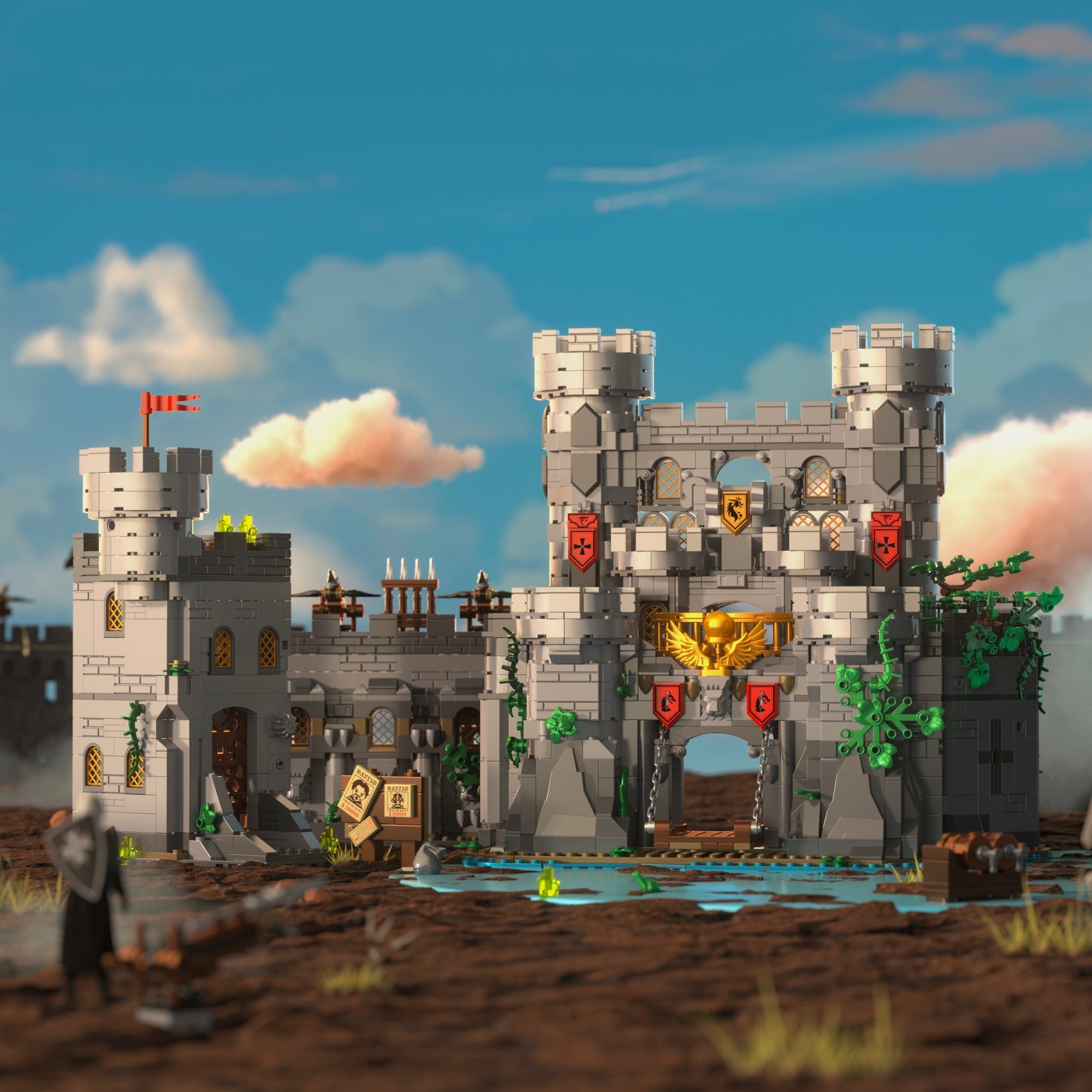 Holy Sword Castle | 2486pcs | Block World