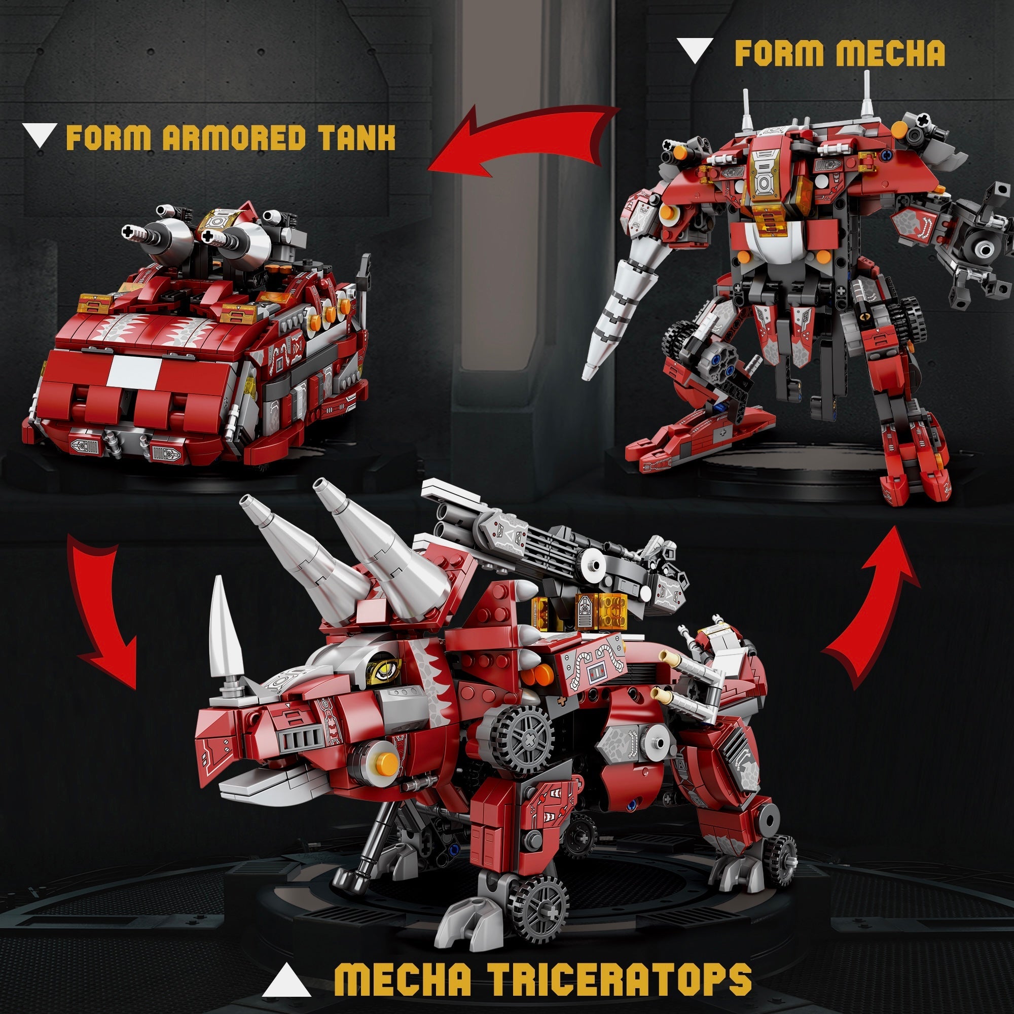 Cyber Triceratops | 934pcs | Block World
