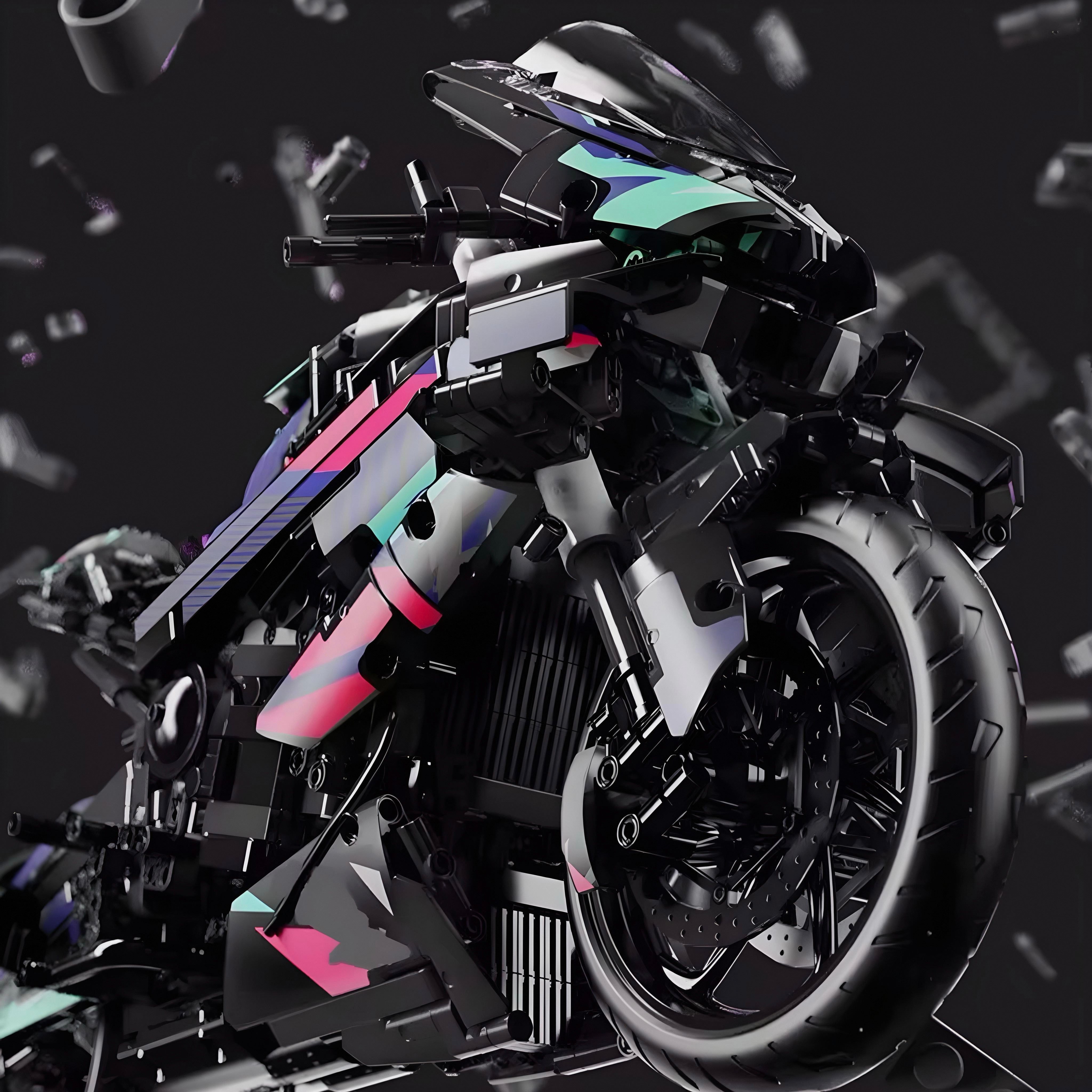 Cyber Edition M 1000 RR | 1922pcs | Block World