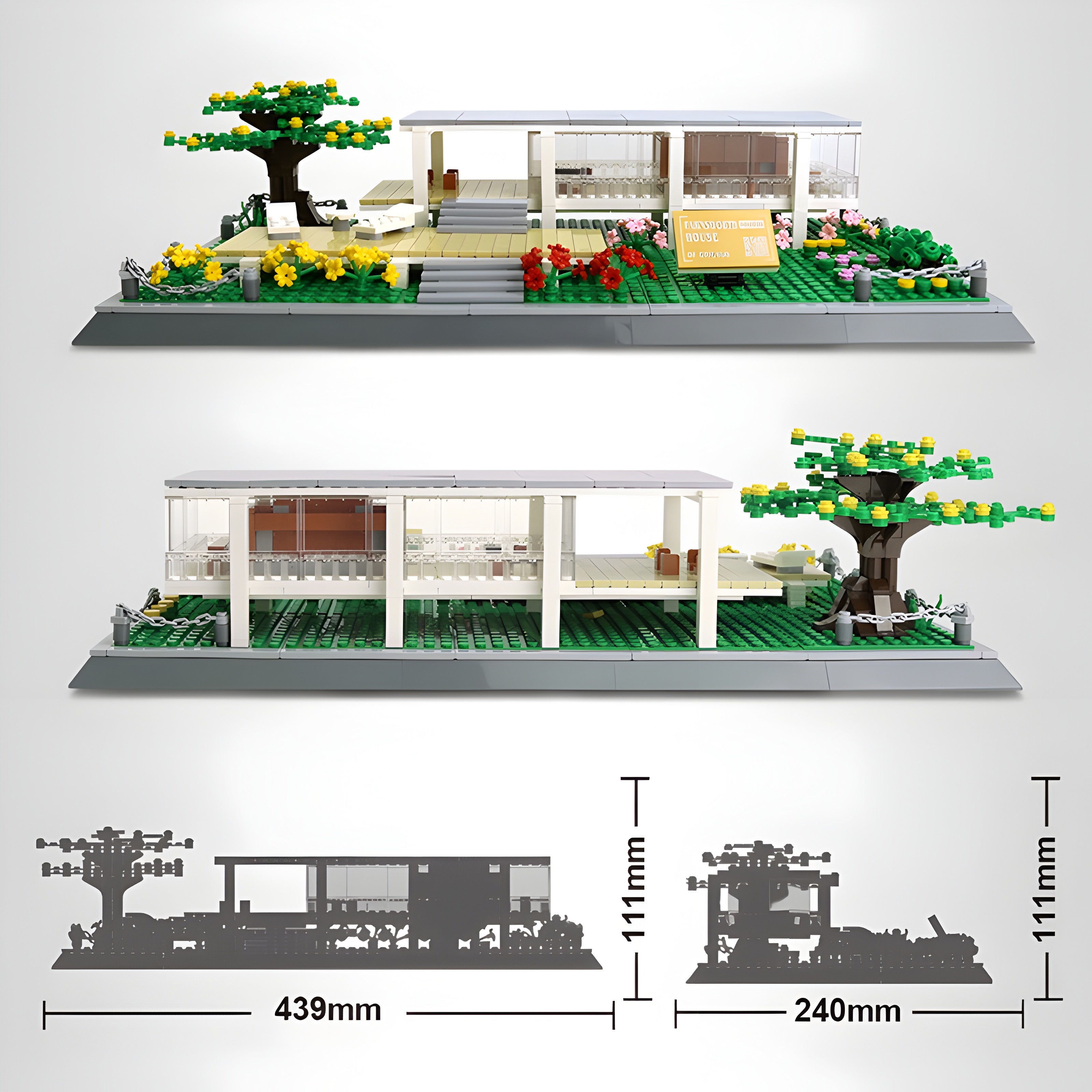 Farnsworth House | 664pcs | Block World