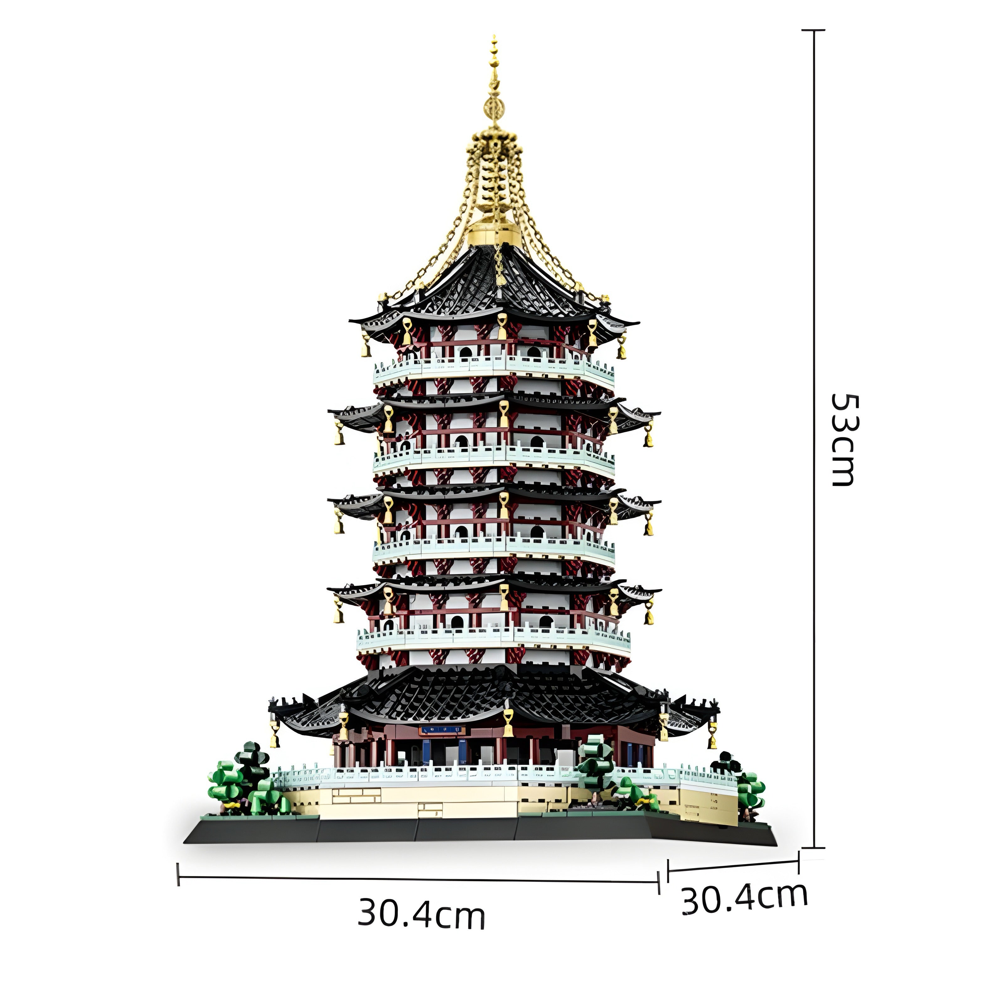 Leifeng Pagoda | 1498pcs | Block World