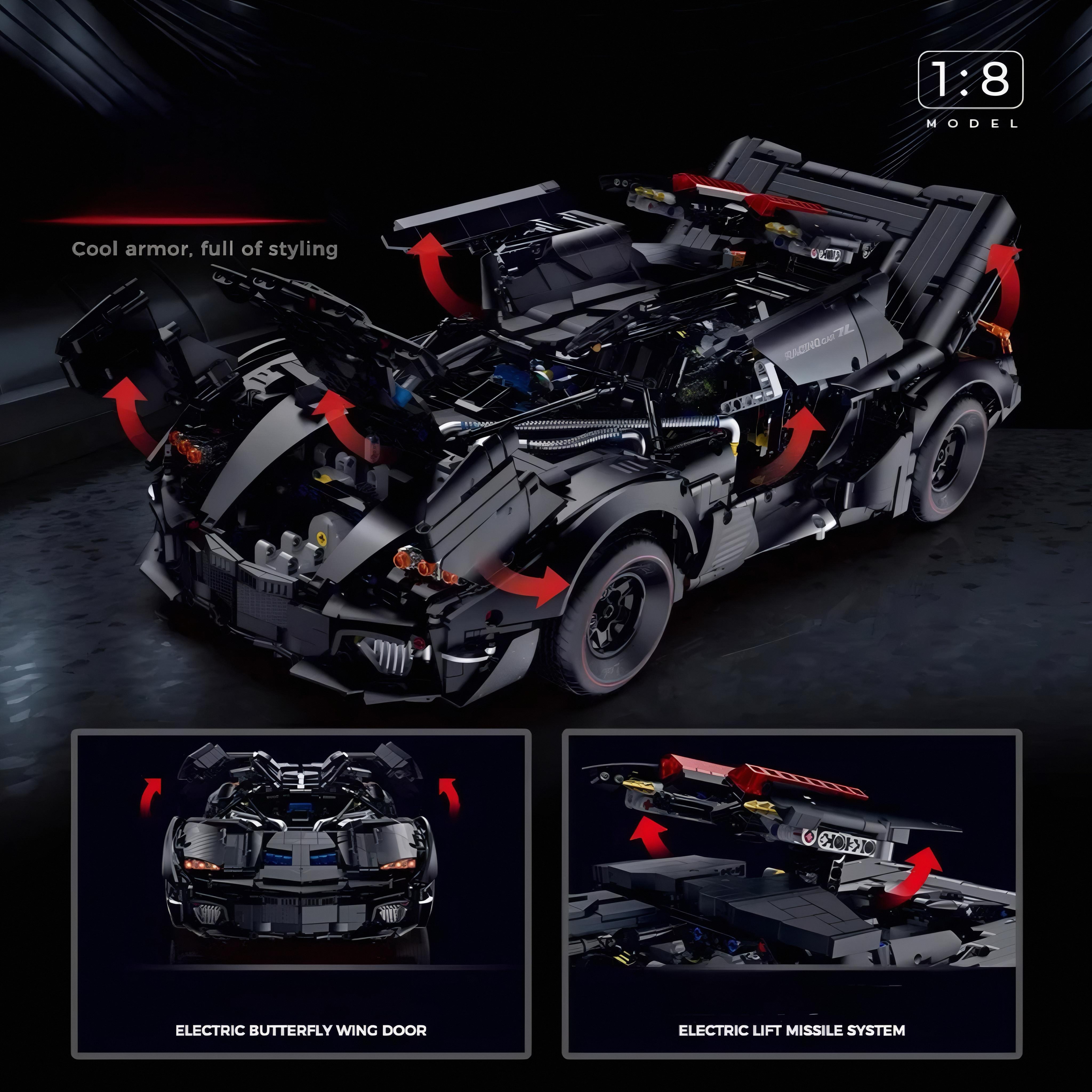 Bulletproof Italian Supercar | 4296pcs | Block World