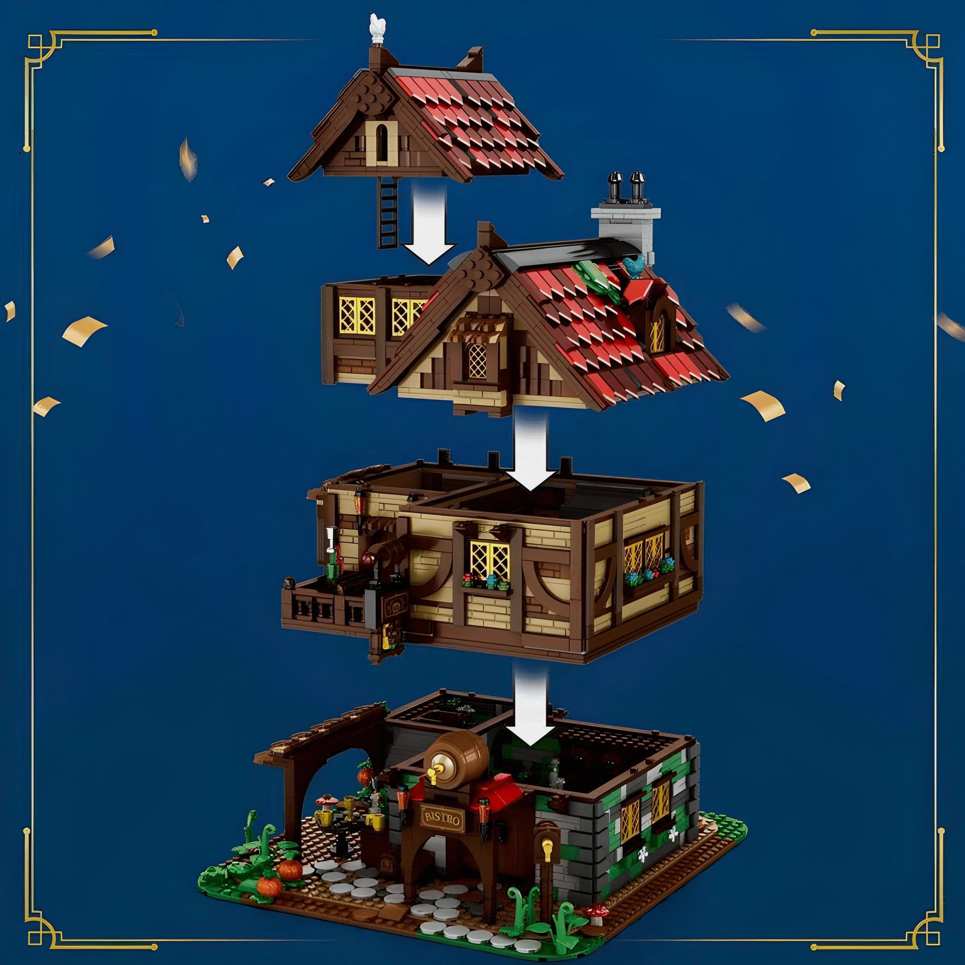 Medieval Bistro and Tavern | 2831pcs