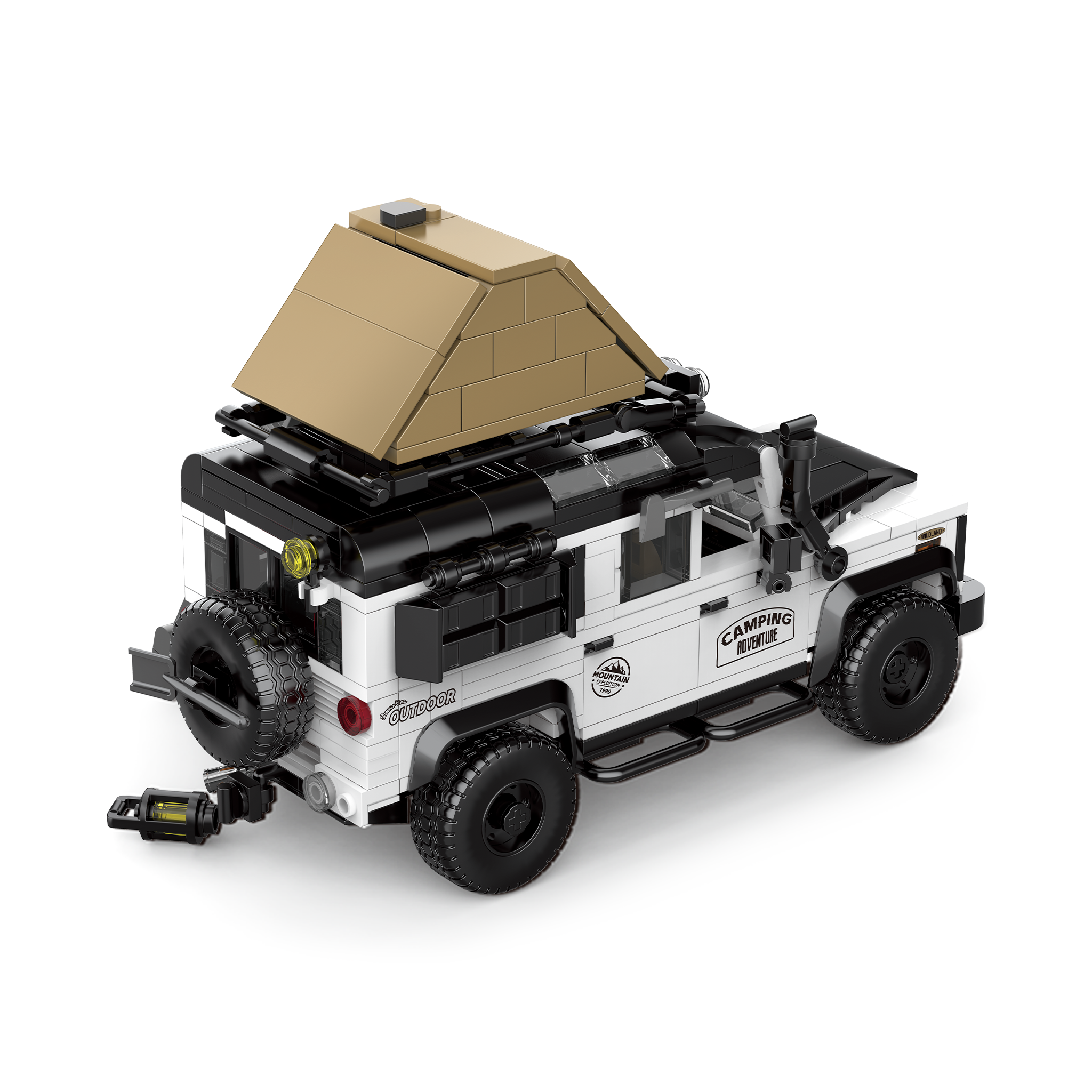 Camping Edition British Off Roader | 676pcs | Block World