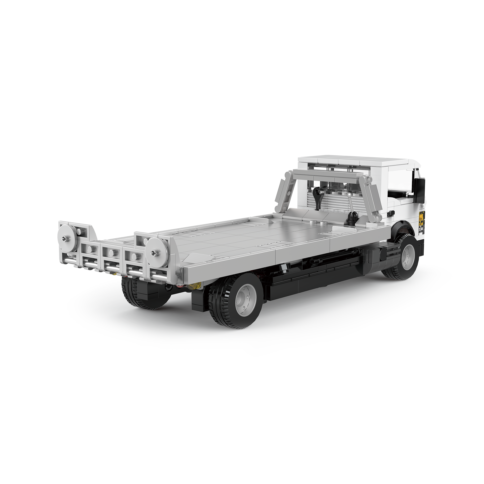 Flatbed Tow Truck | 482pcs | Block World
