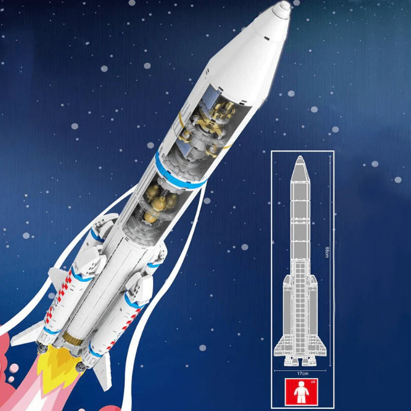 Cryogenic Liquid Launch Vehicle | 1201pcs | Block World