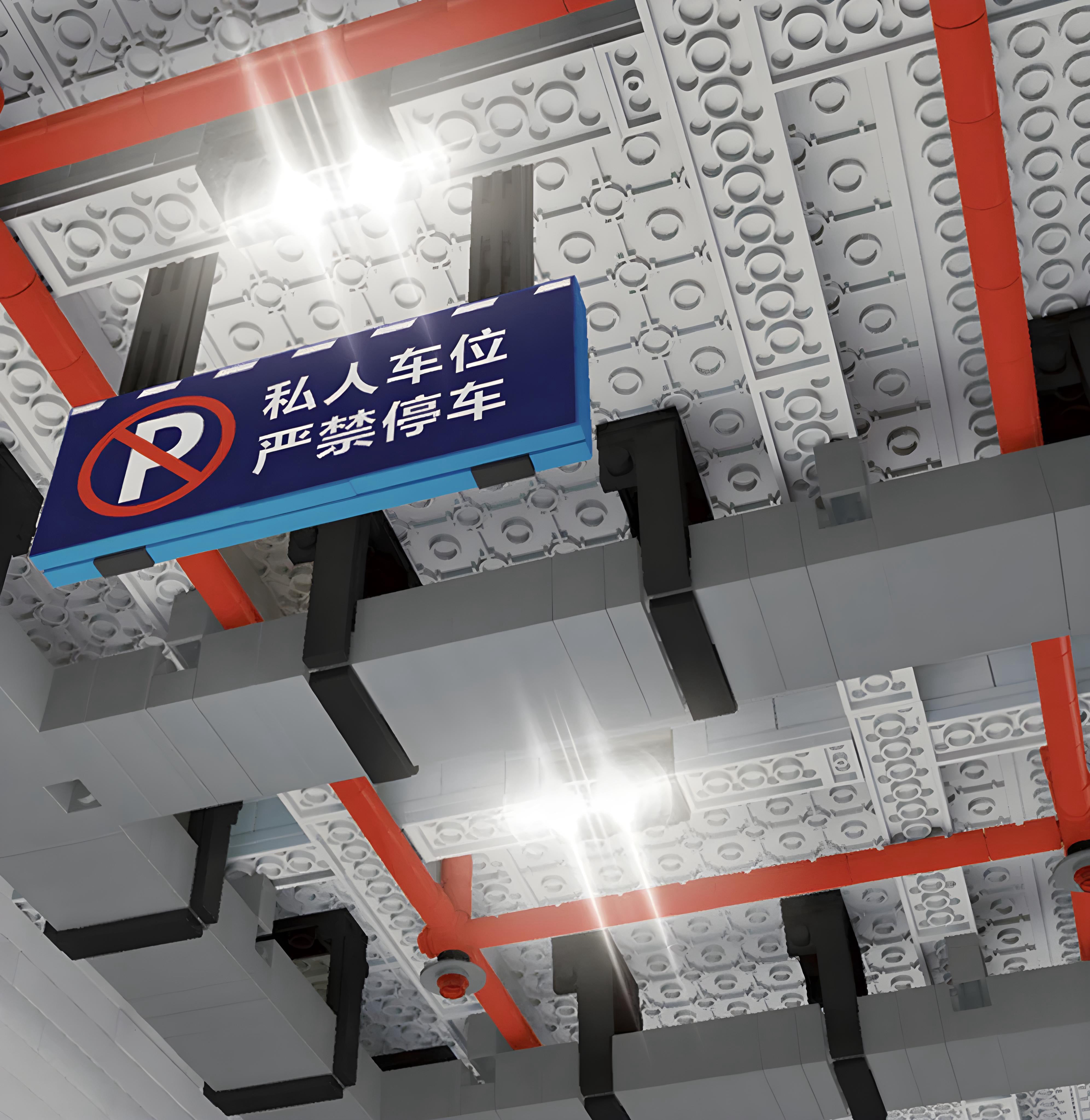 1:8 Scale Car Park | 2436pcs | Block World