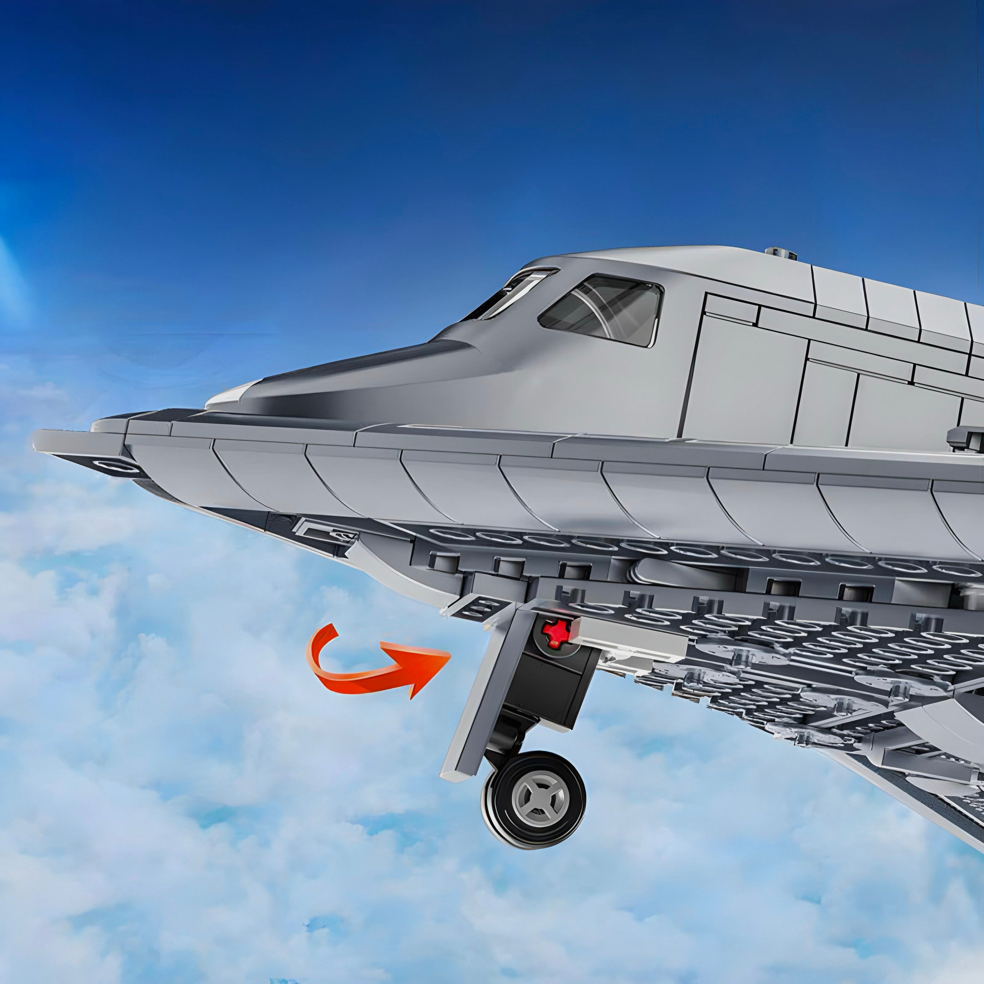 H-20 Long Range Bomber | 1380pcs | Block World