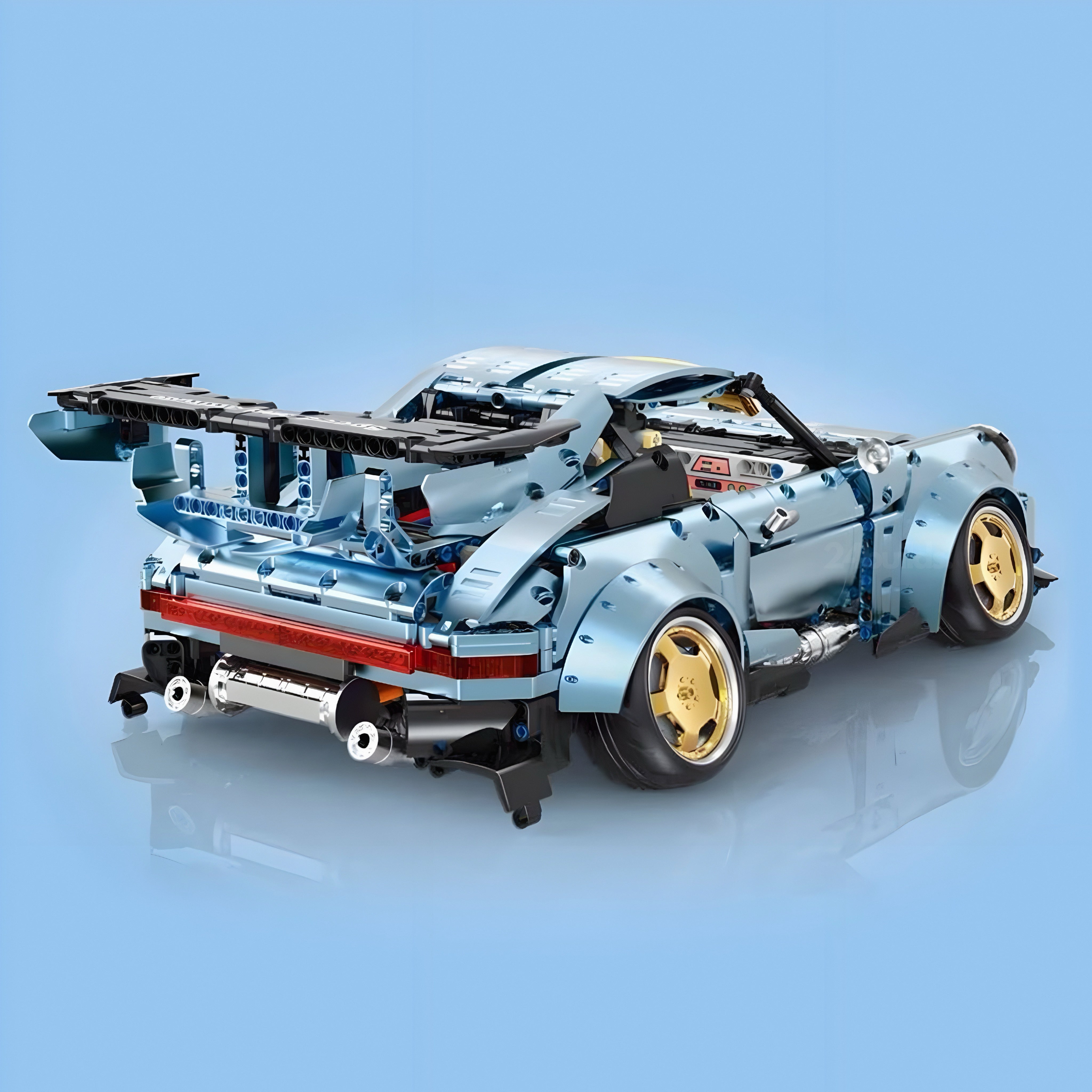 Baby Blue 911 (993) RWB | 2368pcs | Block World