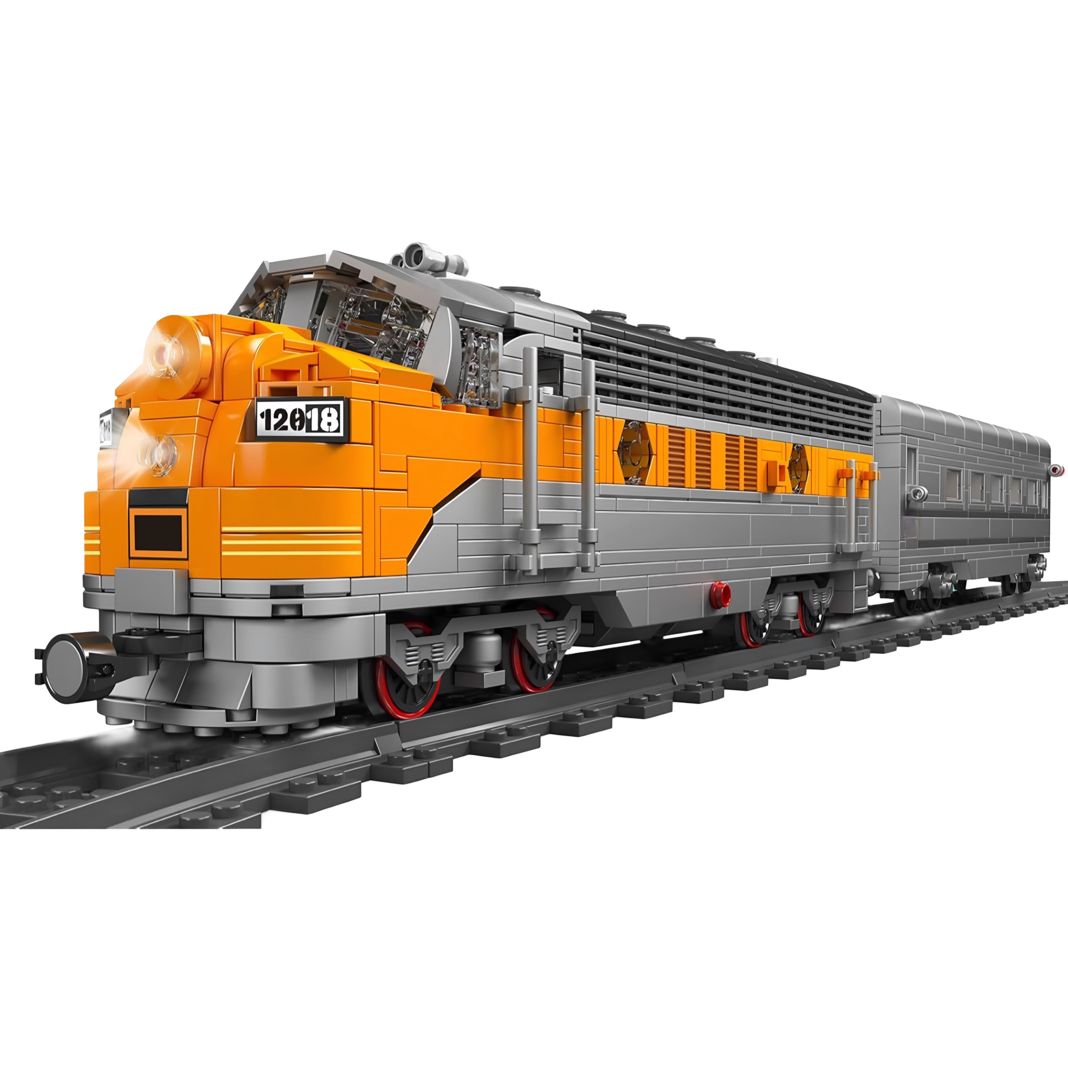 EMD F7 Locomotive | 1540pcs | Block World