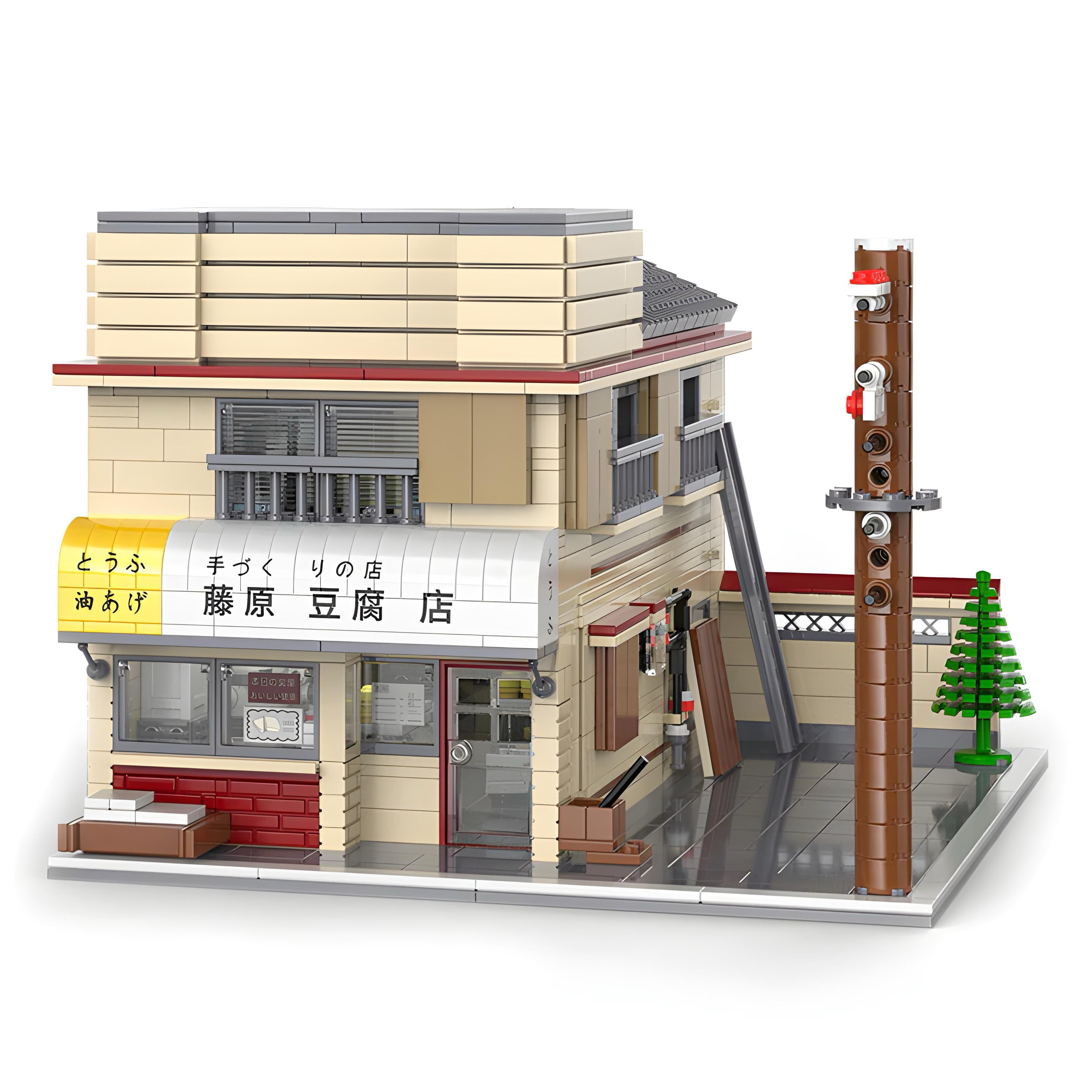 Initial D Fujiwara Tofu Shop | 1912pcs | Block World