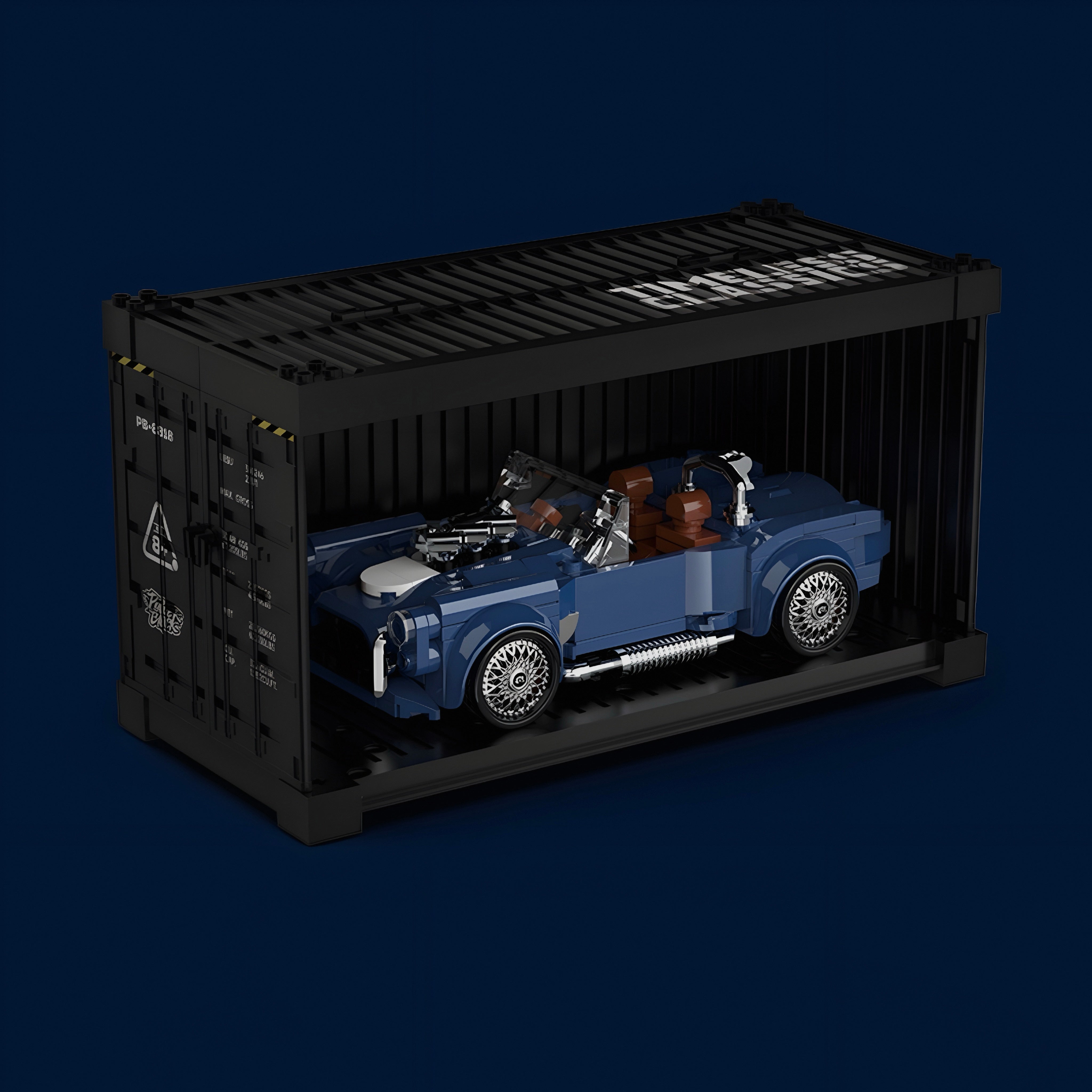 1966 Muscle Car Icon | 328pcs | Block World