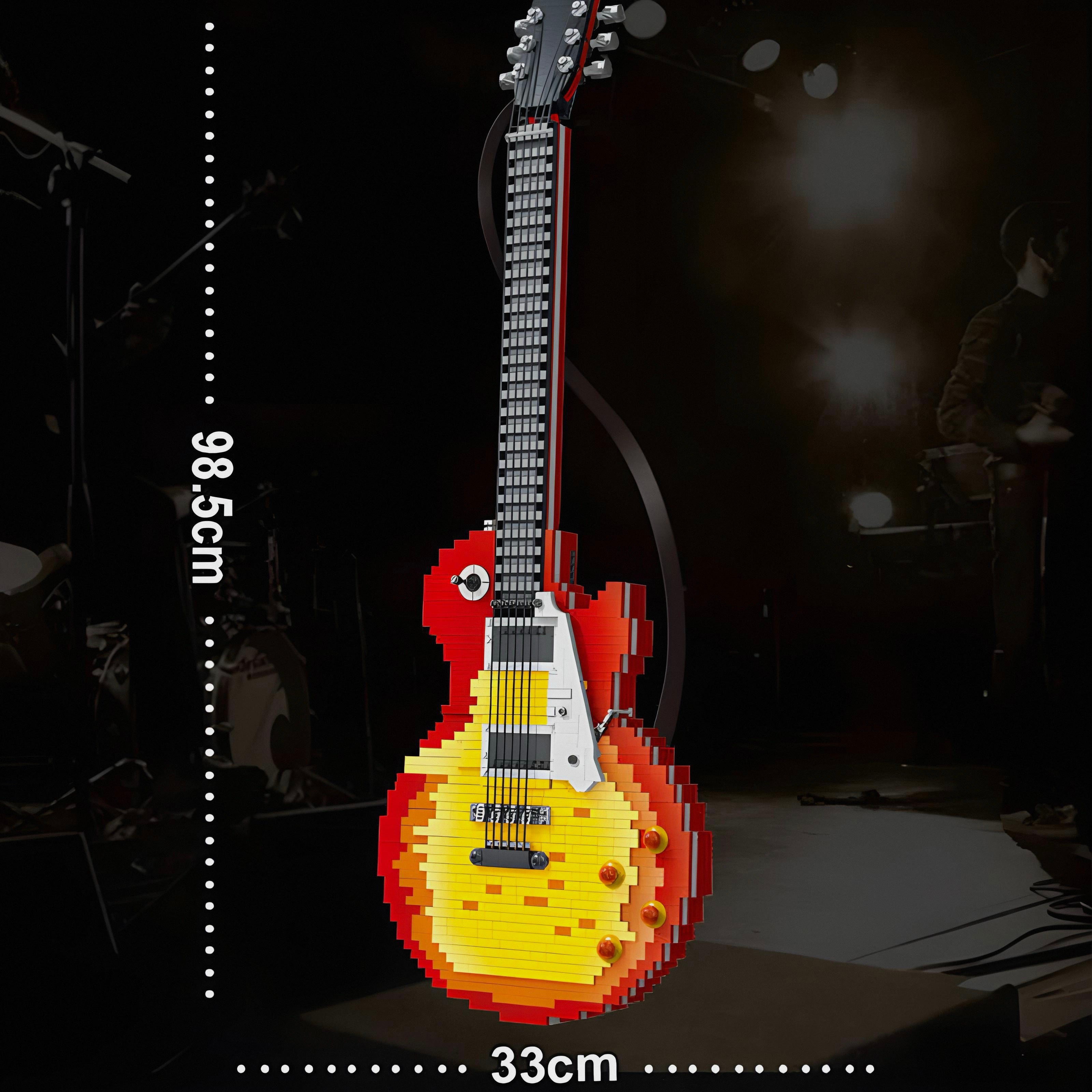 1:1 Scale Electric Guitar | 2502pcs | Block World
