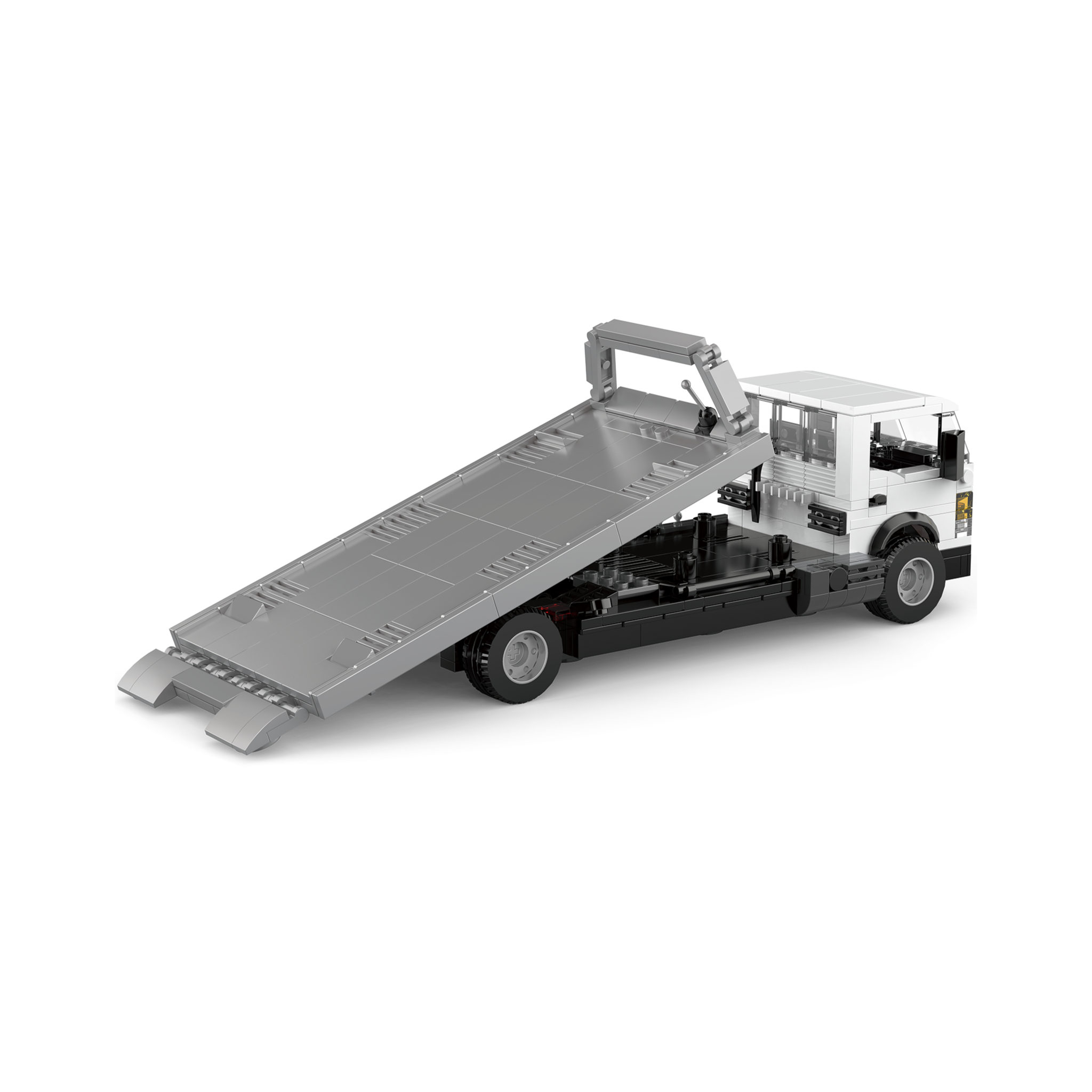 Flatbed Tow Truck | 482pcs | Block World