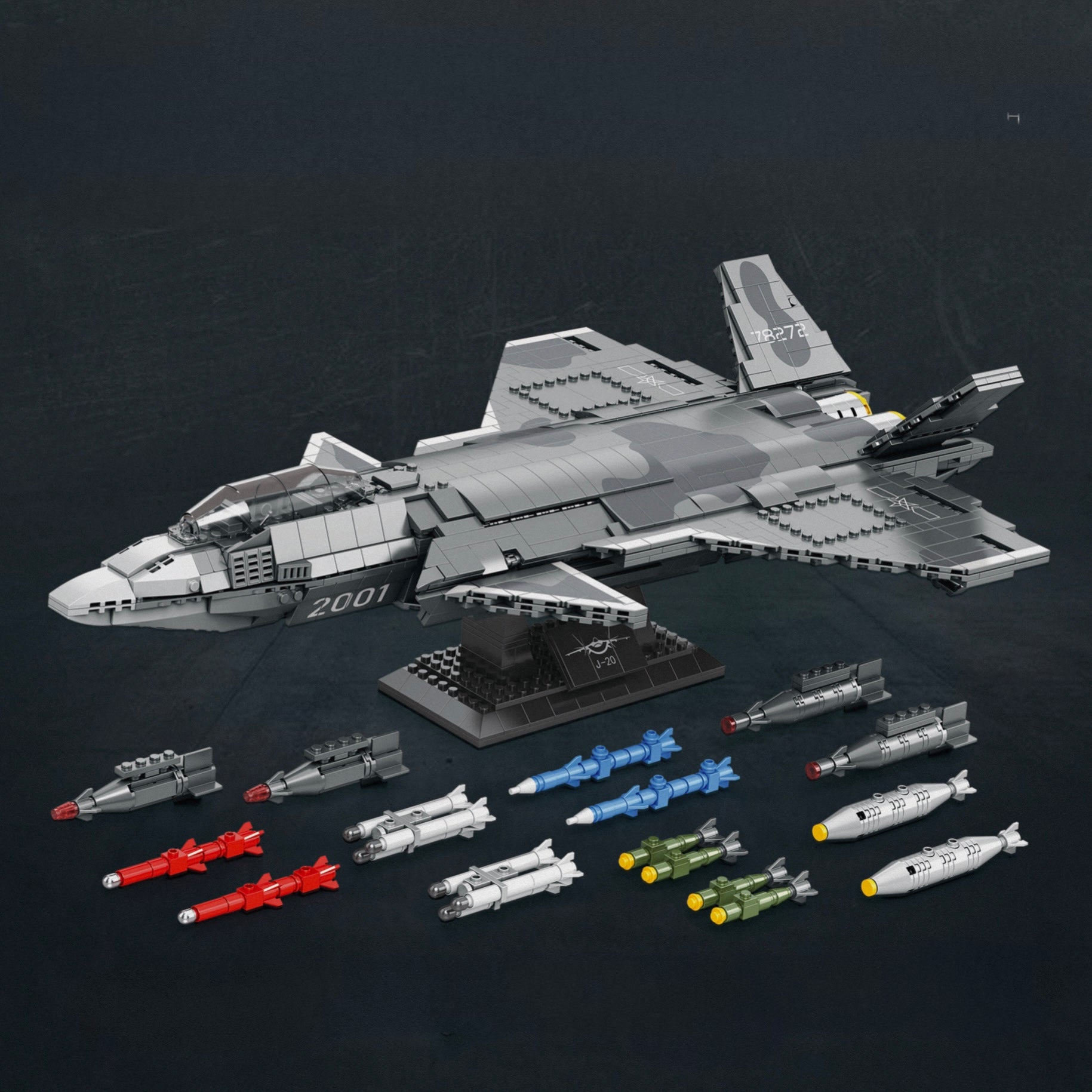 J-20 Fighter Aircraft | 1918pcs | Block World