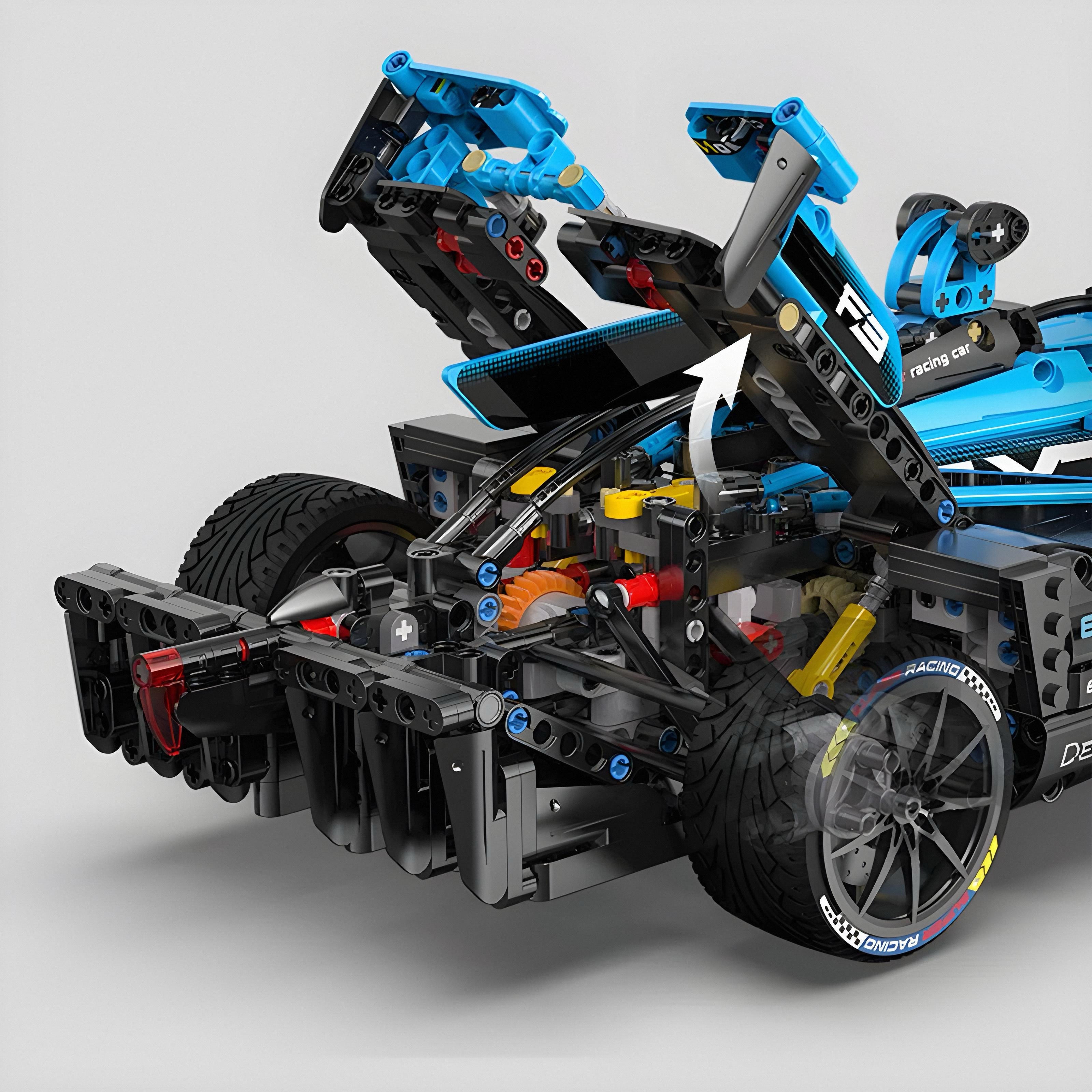 Gen 2 Electric Single Seater Race Car | 1666pc | Block World