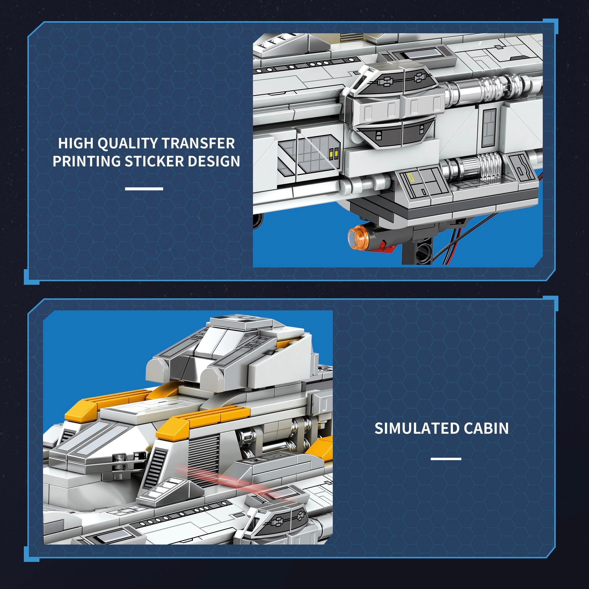 Intergalactic Tactical Warship | 794pcs | Block World