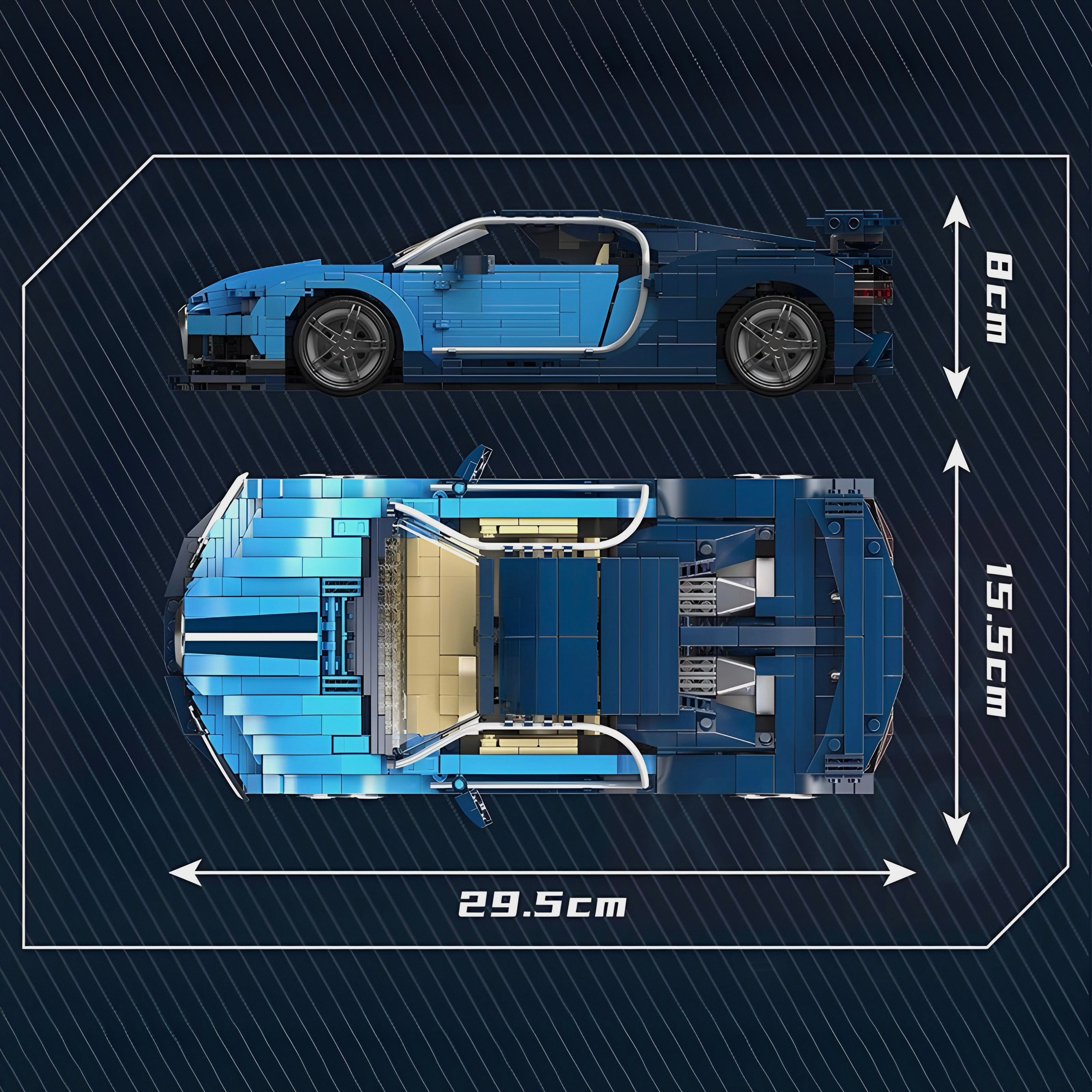 Mid-engine Luxury Hypercar | 1222pcs