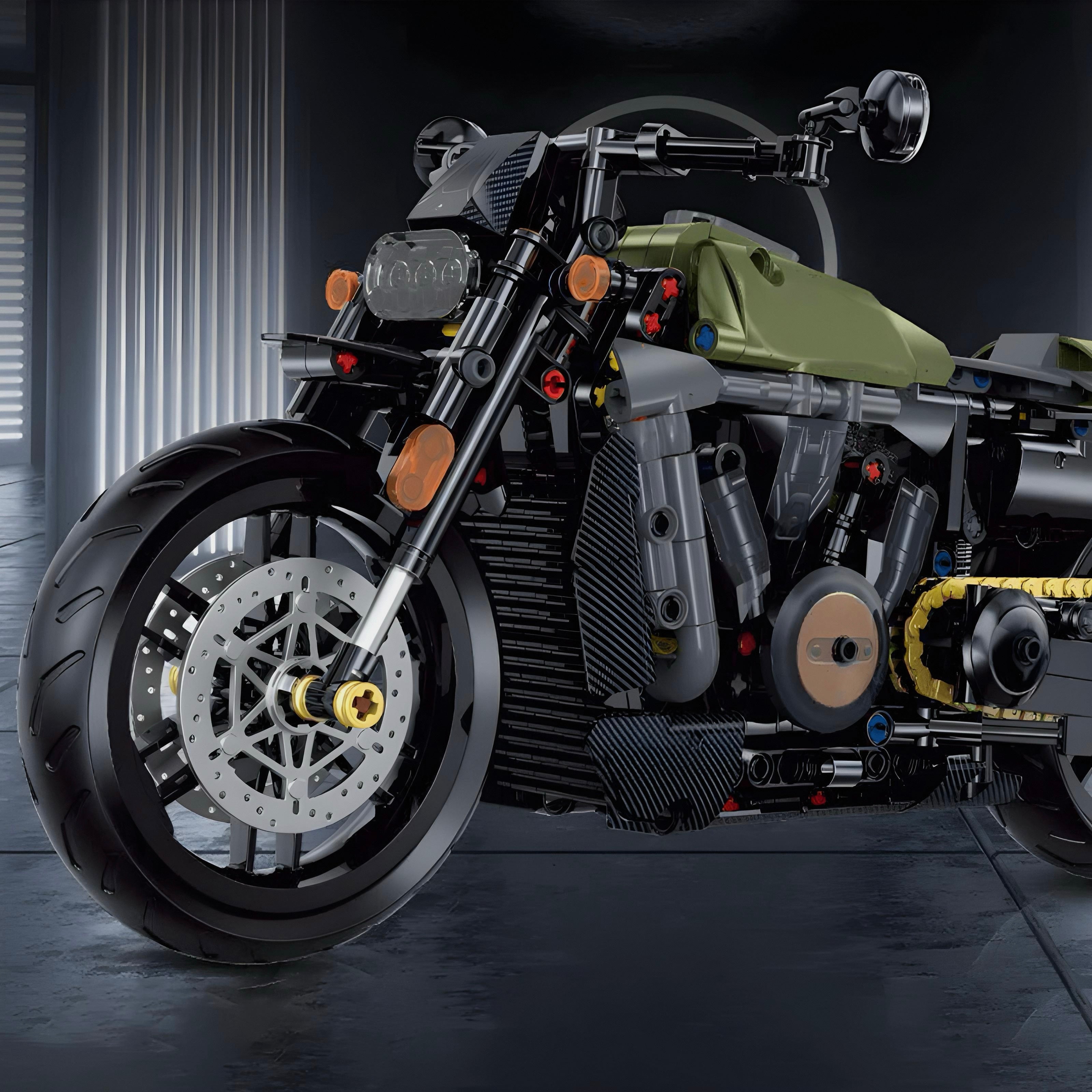 Classic American Bike | 634pcs | Block World