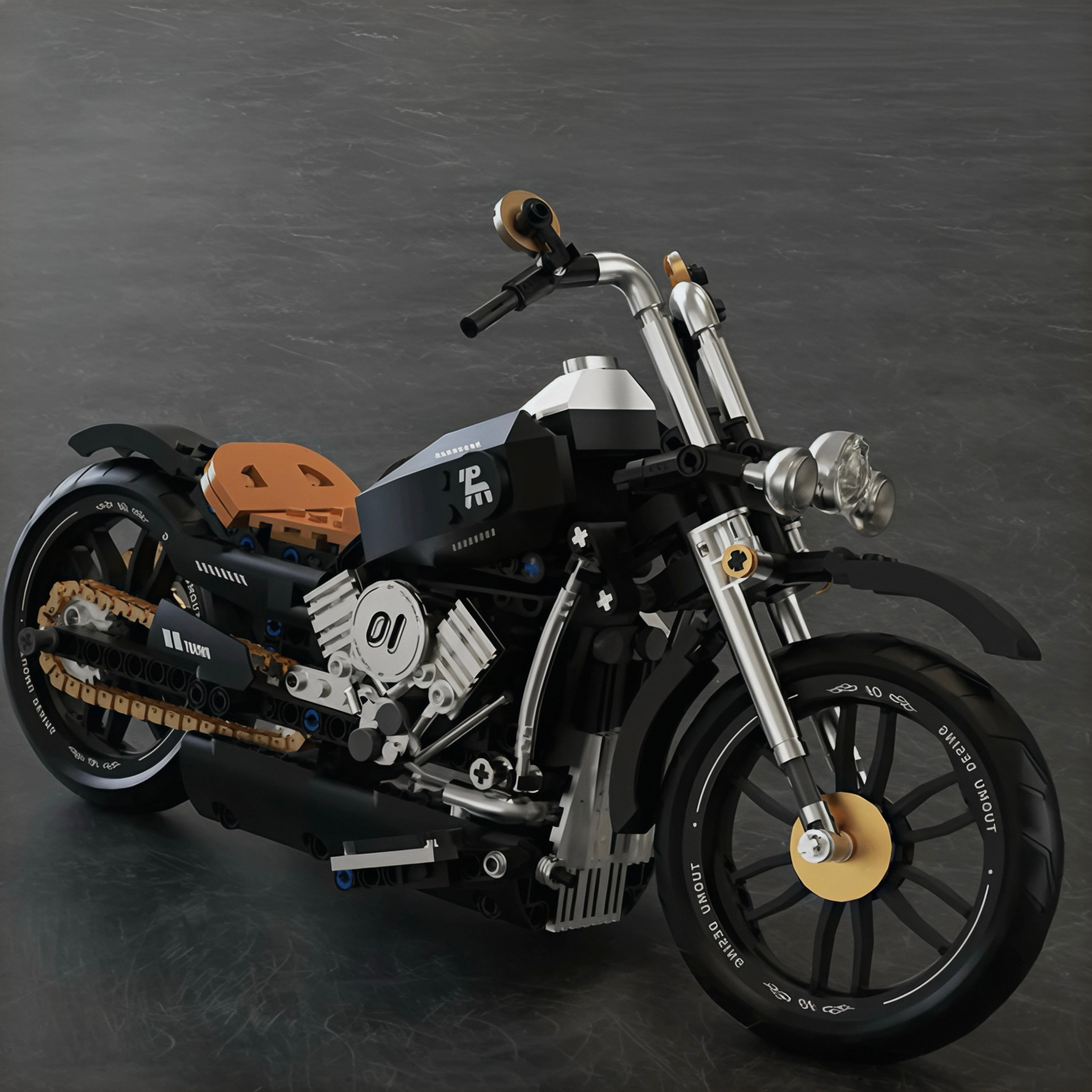 Retro Bike | 444pcs