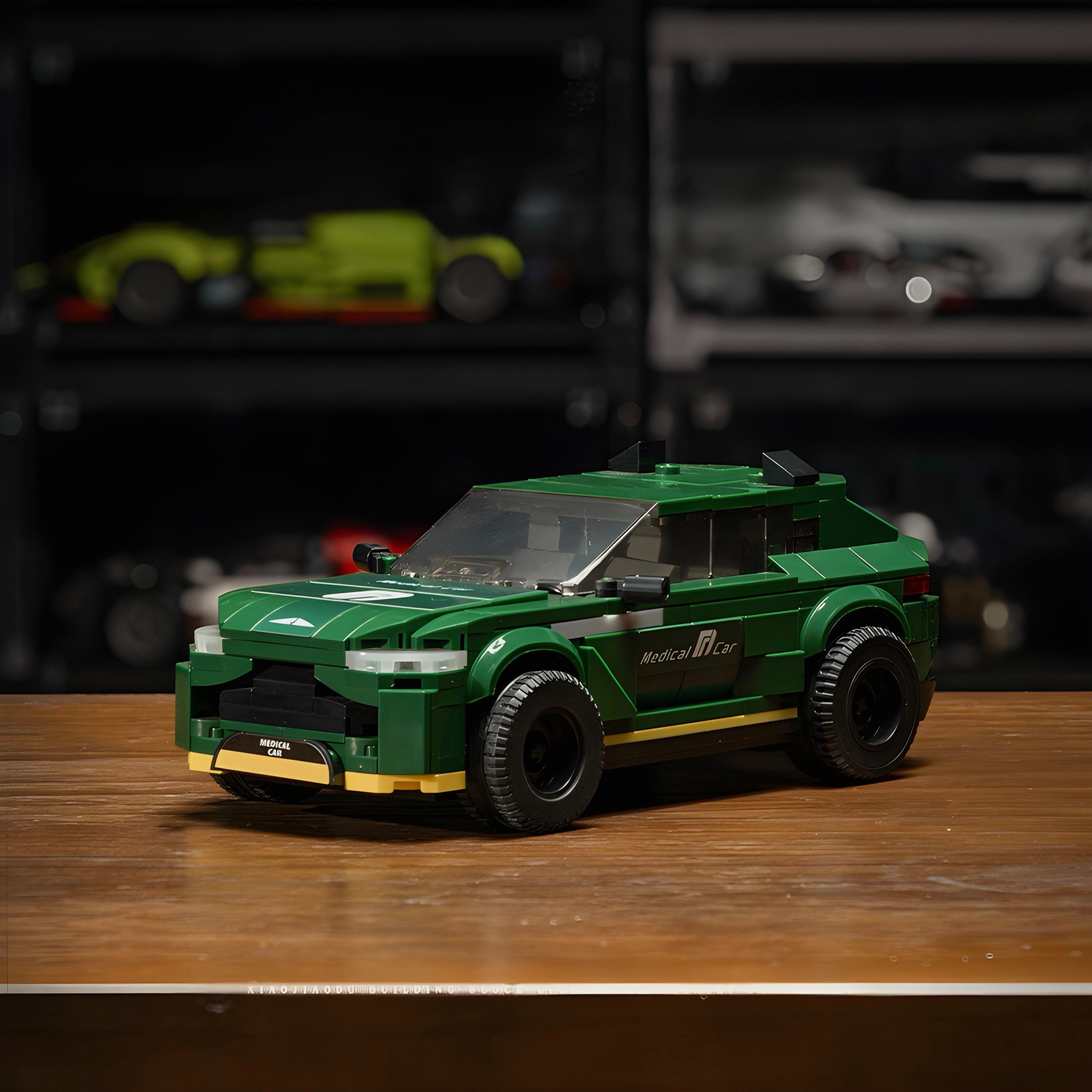 British F1 Medical Car | 388pcs | Block World
