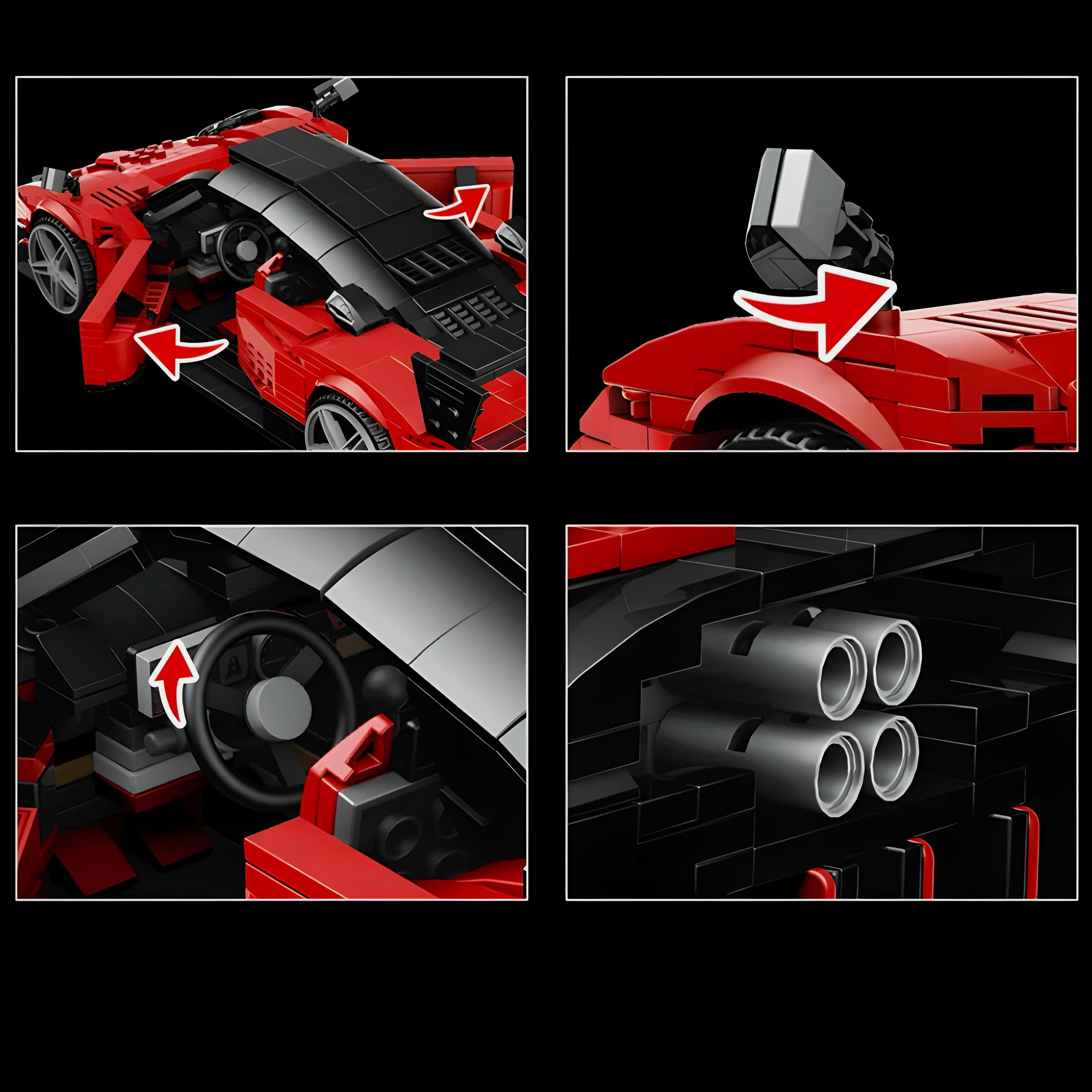 2022 Italian Hypercar | 1278pcs | Block World
