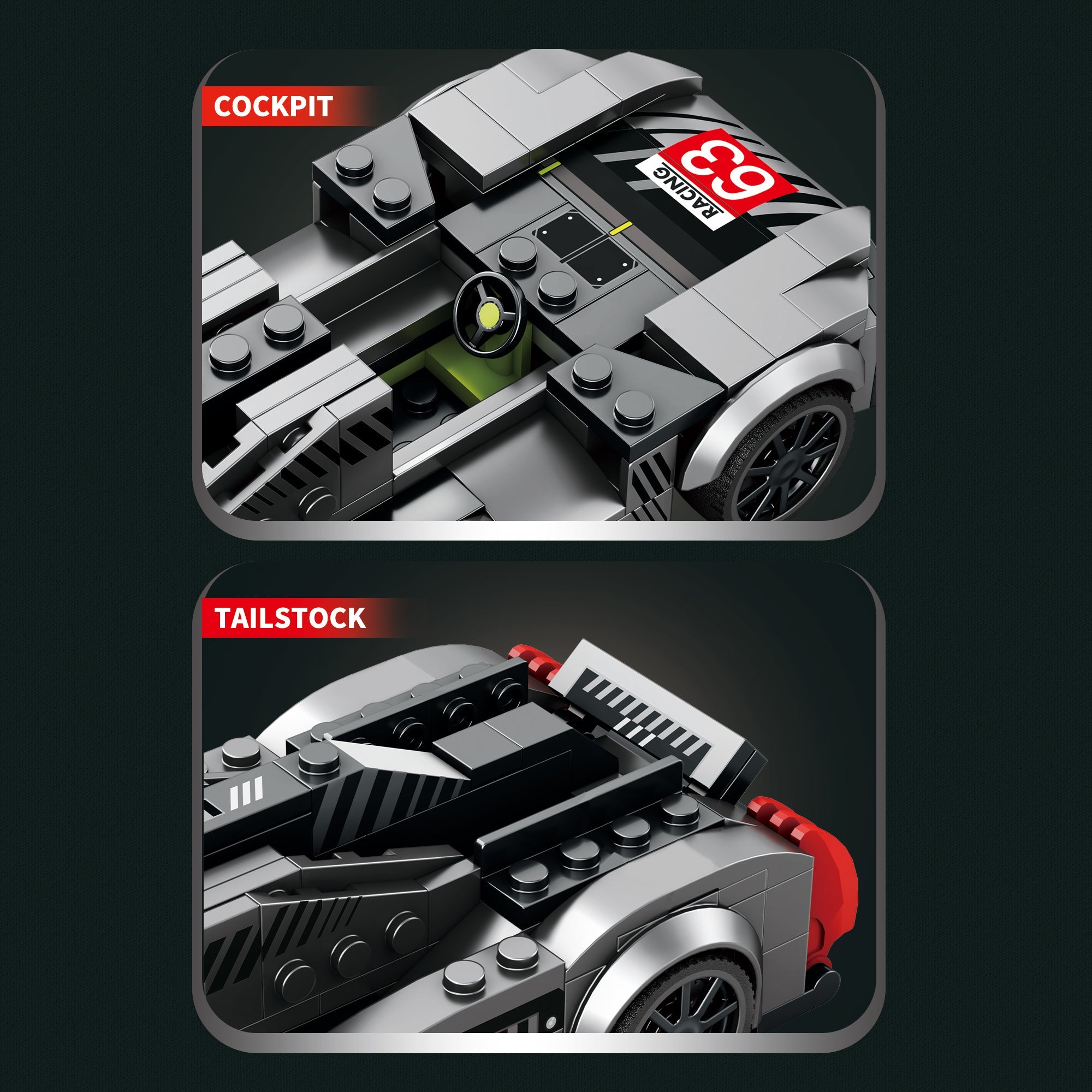 French Endurance Hypercar | 286pcs | Block World