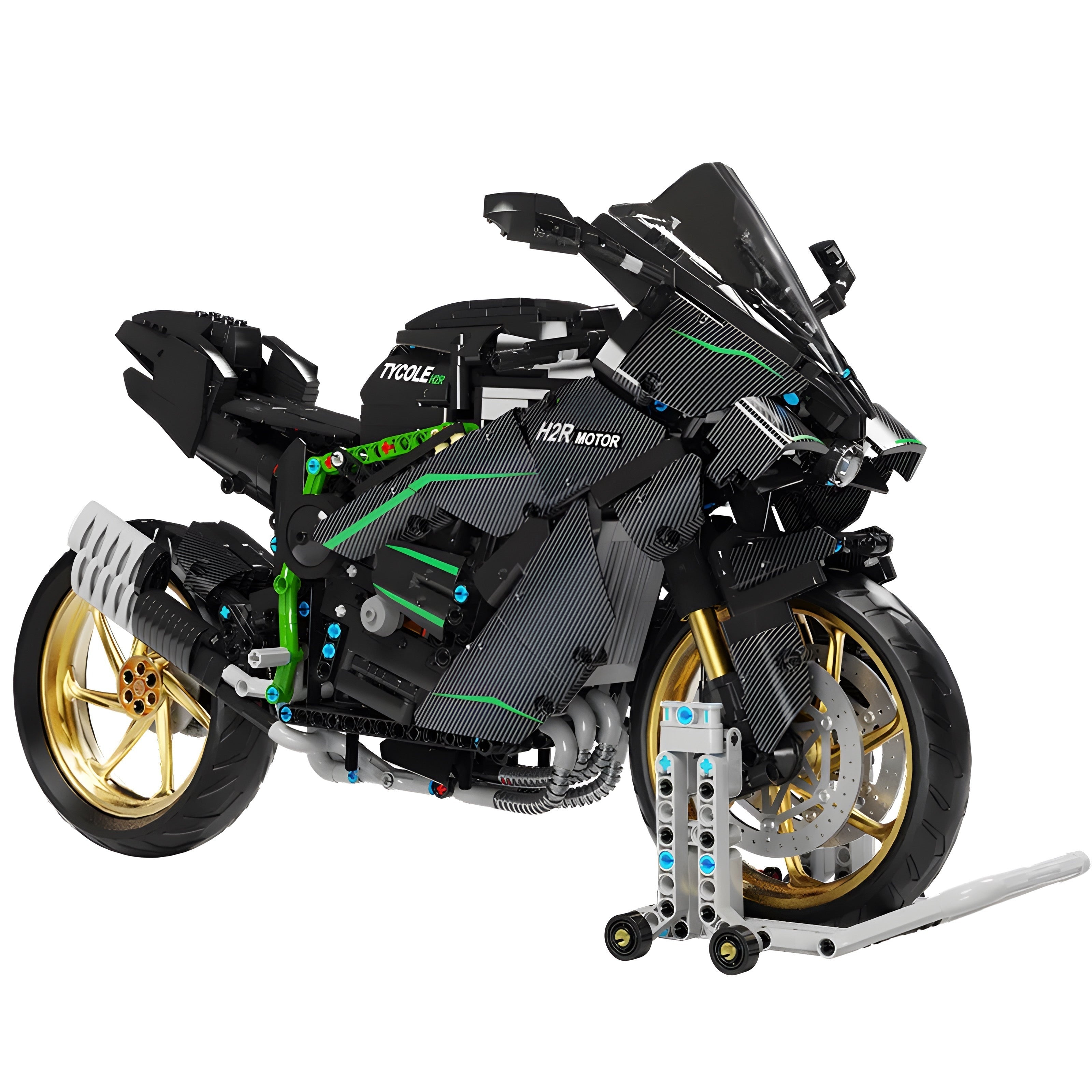 "Hurricane" H2-R Motorbike | 1808pcs | Block World