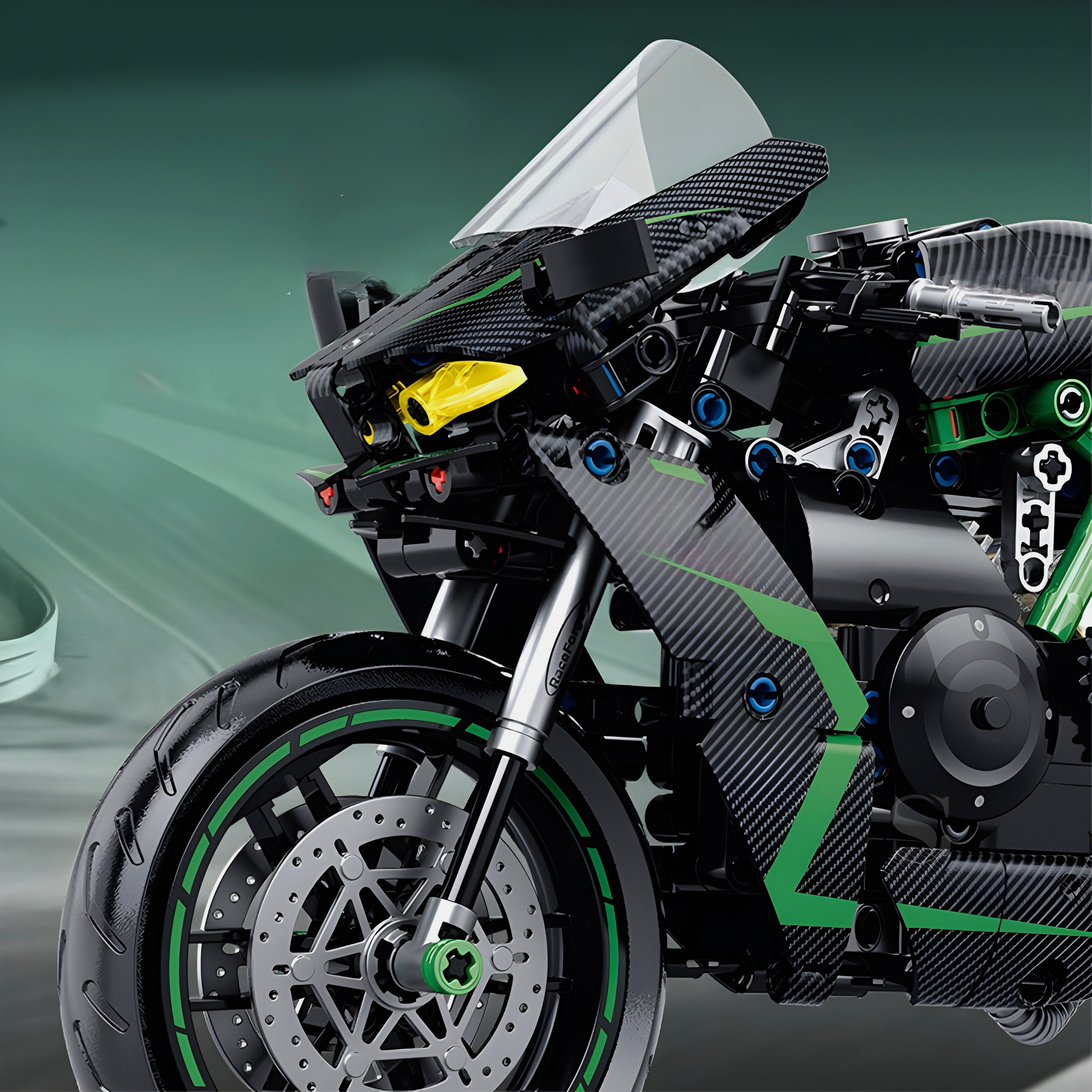 Carbon Fiber Japanese Motorbike | 512pcs | Block World