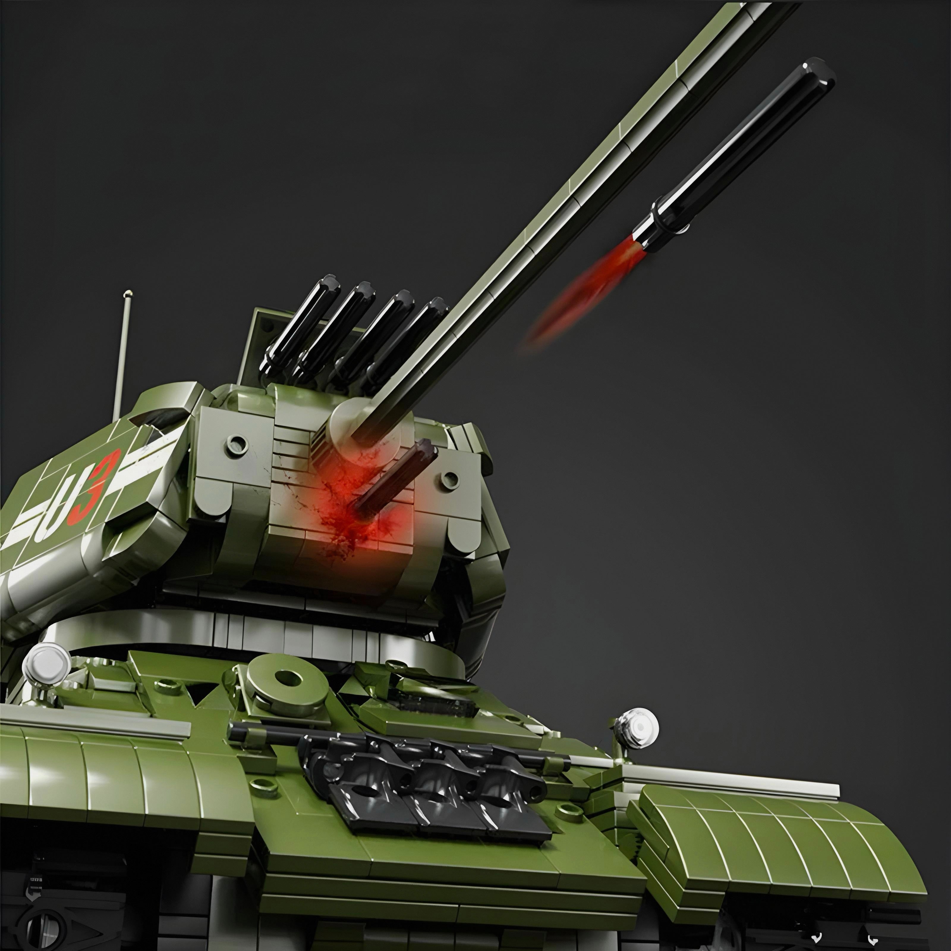 Remote Controlled T34 Tank | 2052pcs