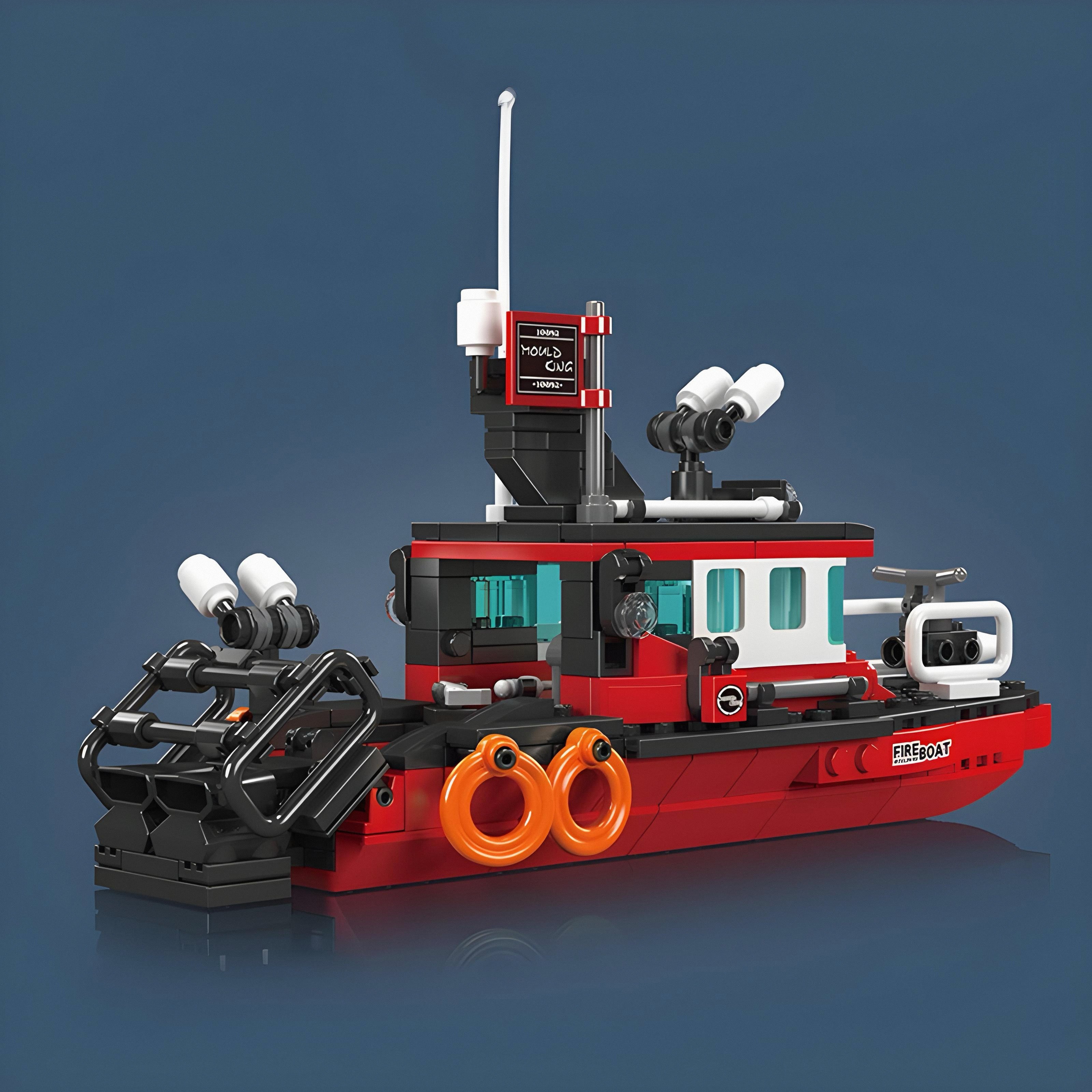 Fire Boat | 317pcs | Block World