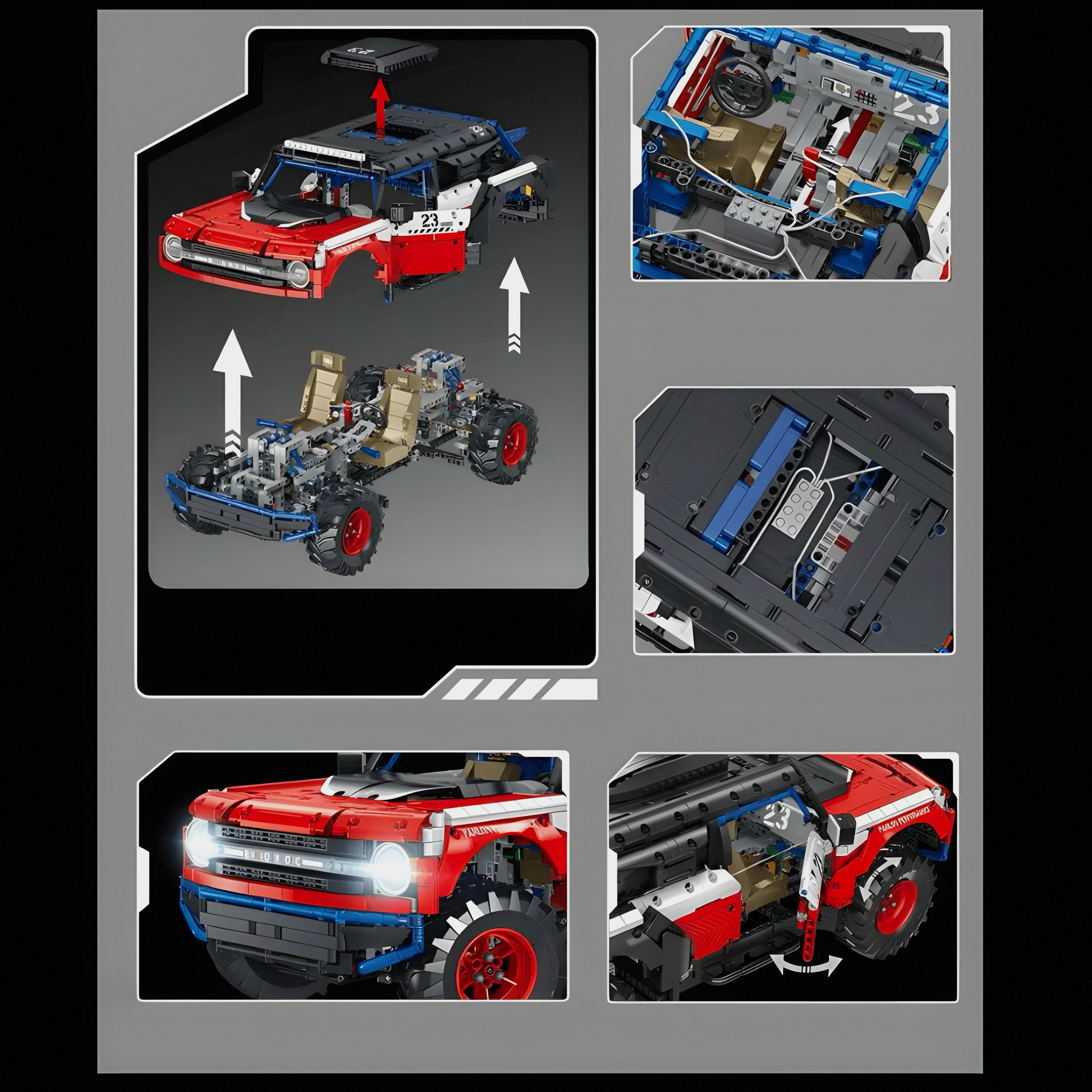 Remote Controlled American Off Roader | 2918pcs