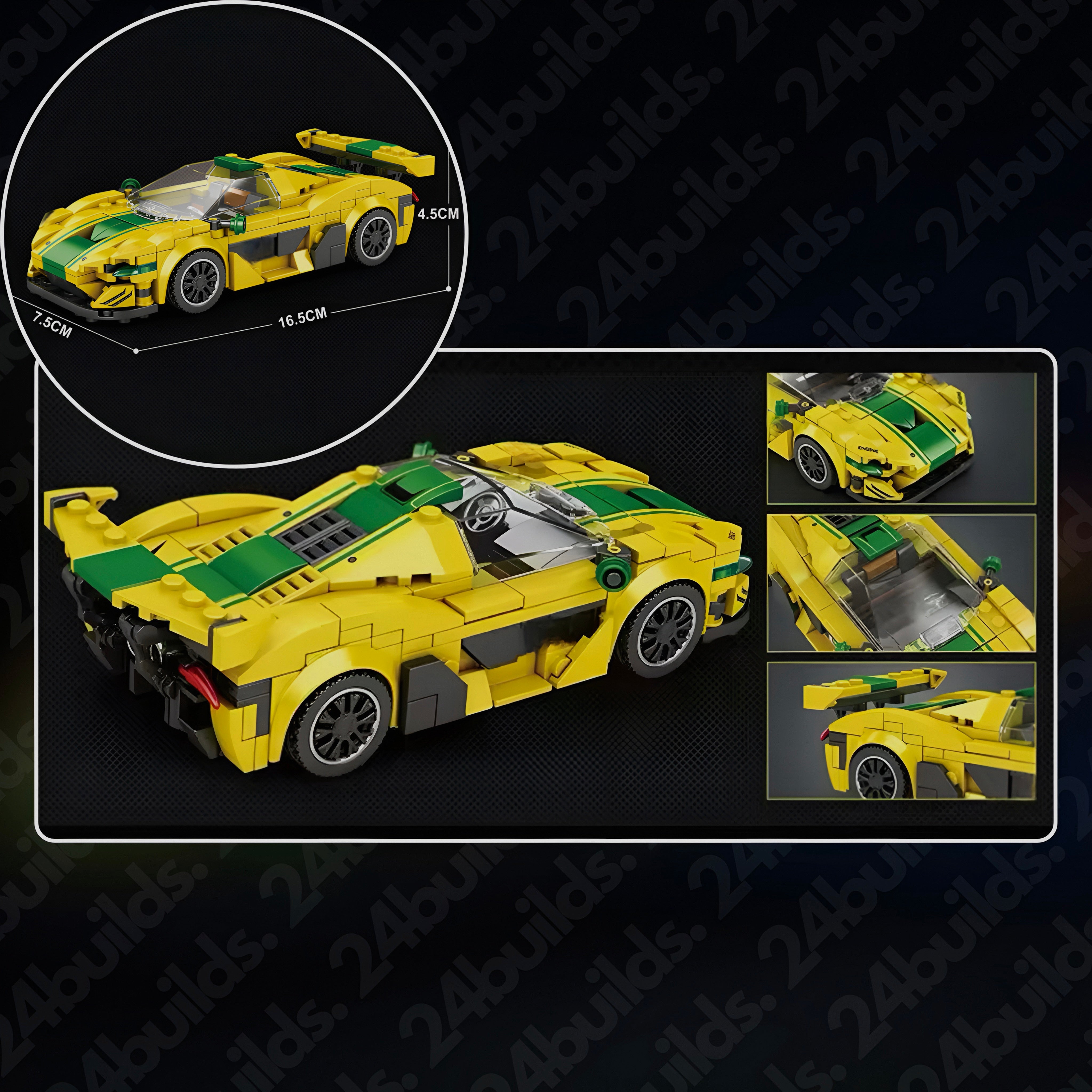 24builds® P1 GTR | 428pcs | Block World