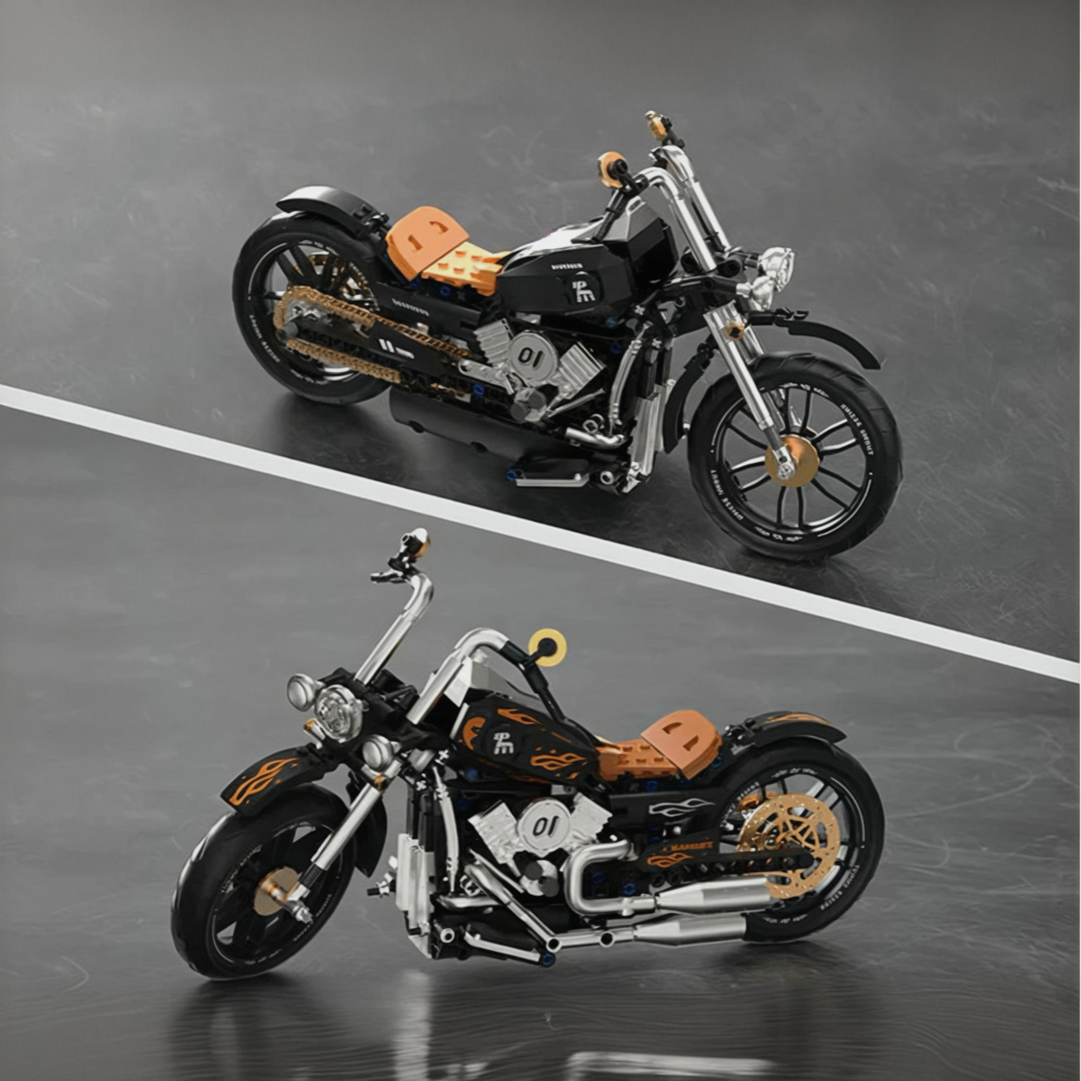Retro Bike | 444pcs