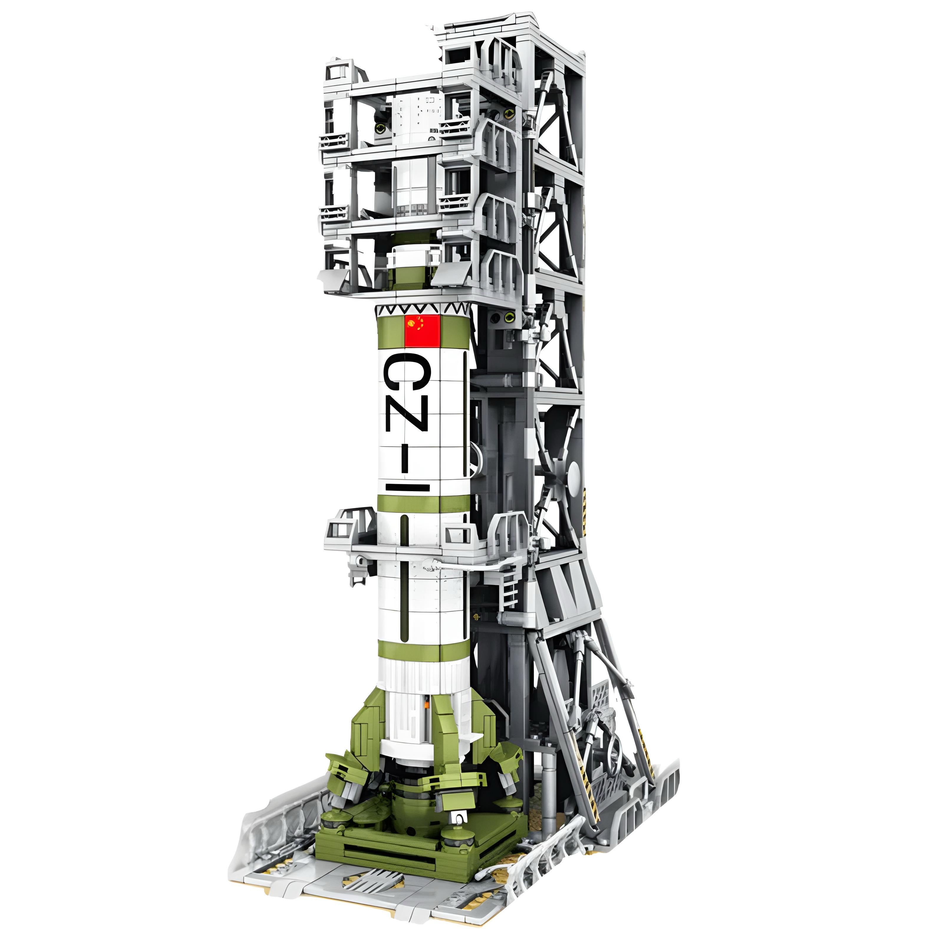Dongfanghong Satellite Launch Pad | 1626pcs | Block World