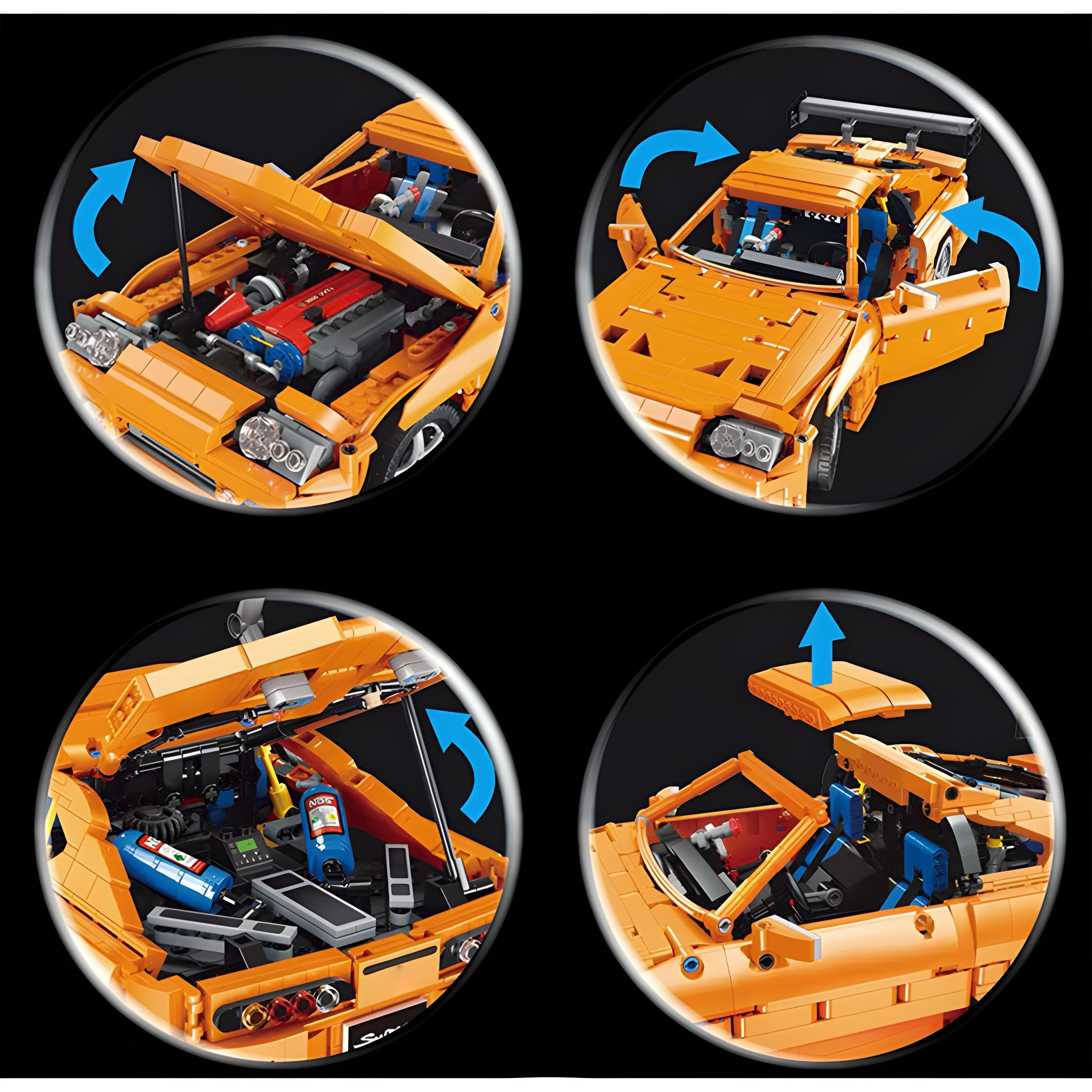 Paul Walker's Supra | 2227pcs