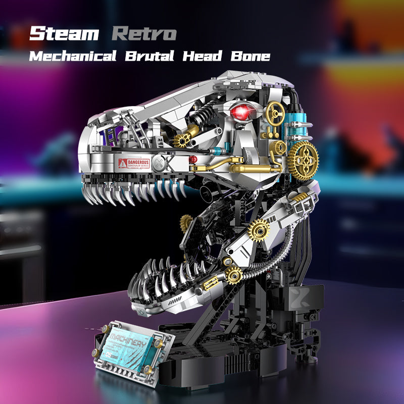 Cyber T-Rex Head | 918pcs | Block World