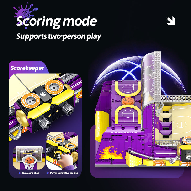 Interactive Basketball Court | 2036pcs | Block World