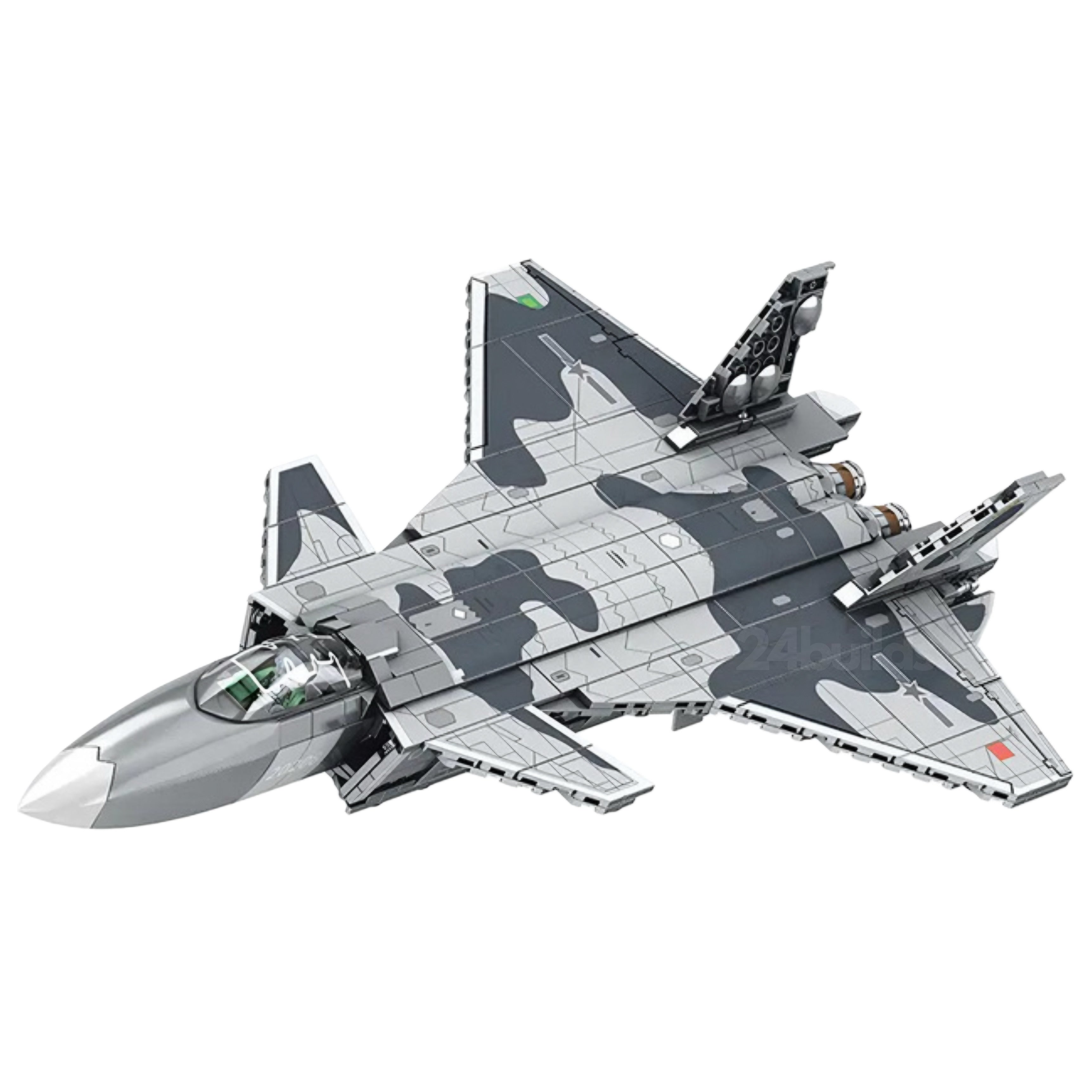 J-20 Fighter Aircraft | 774pcs | Block World